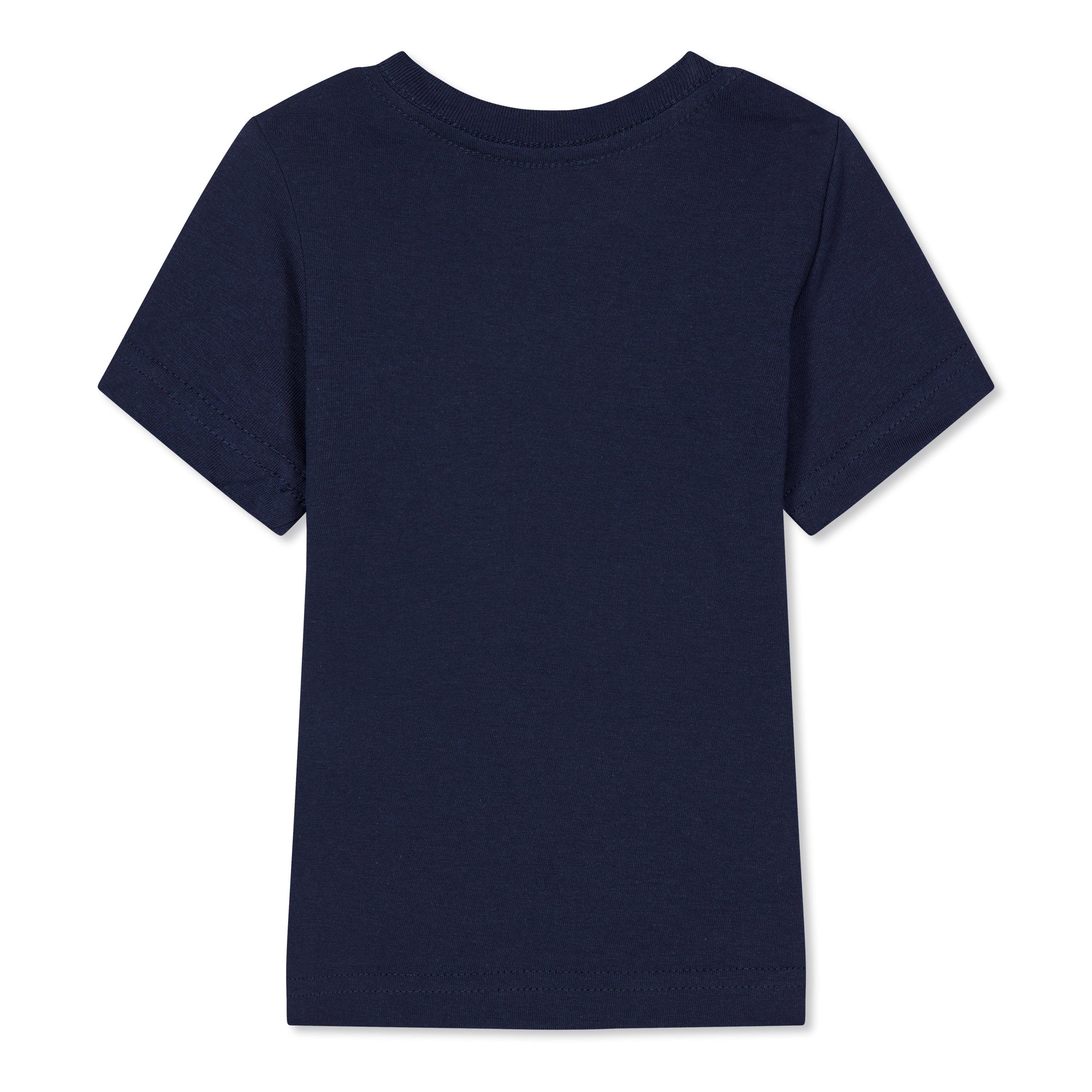 Navy DQ866 - DSquared2 - Maple Leaf Graphic T-Shirt Juniors - 2