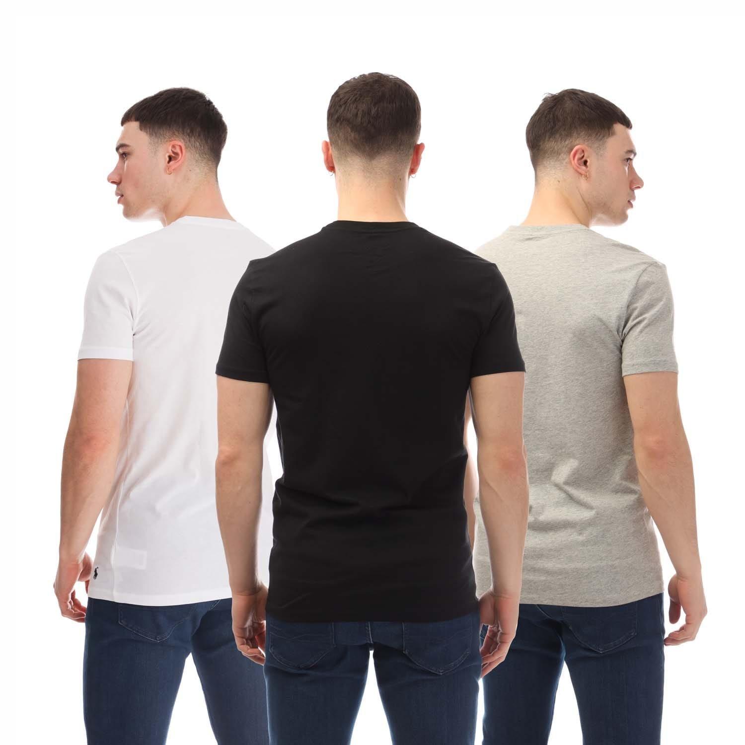 Black Grey Whit - Polo Ralph Lauren - 3 Pack of Lounge T-Shirts - 2