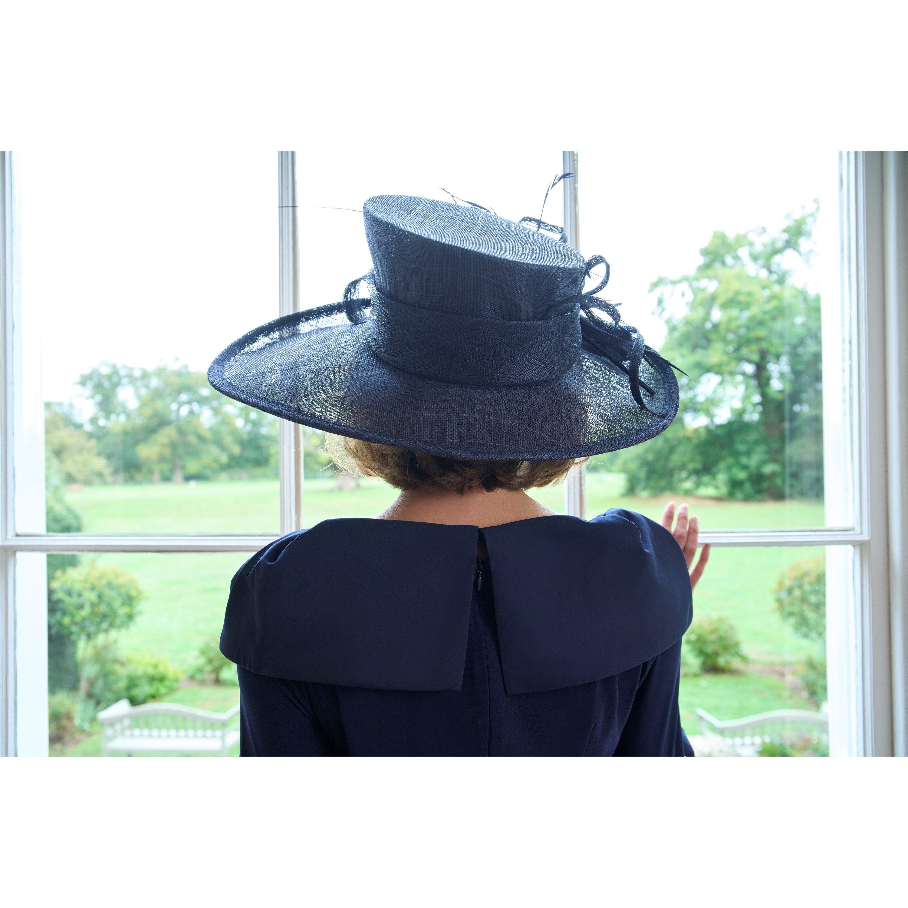 Navy - Gina Bacconi - Anne-Marie Taffeta Dress - 13