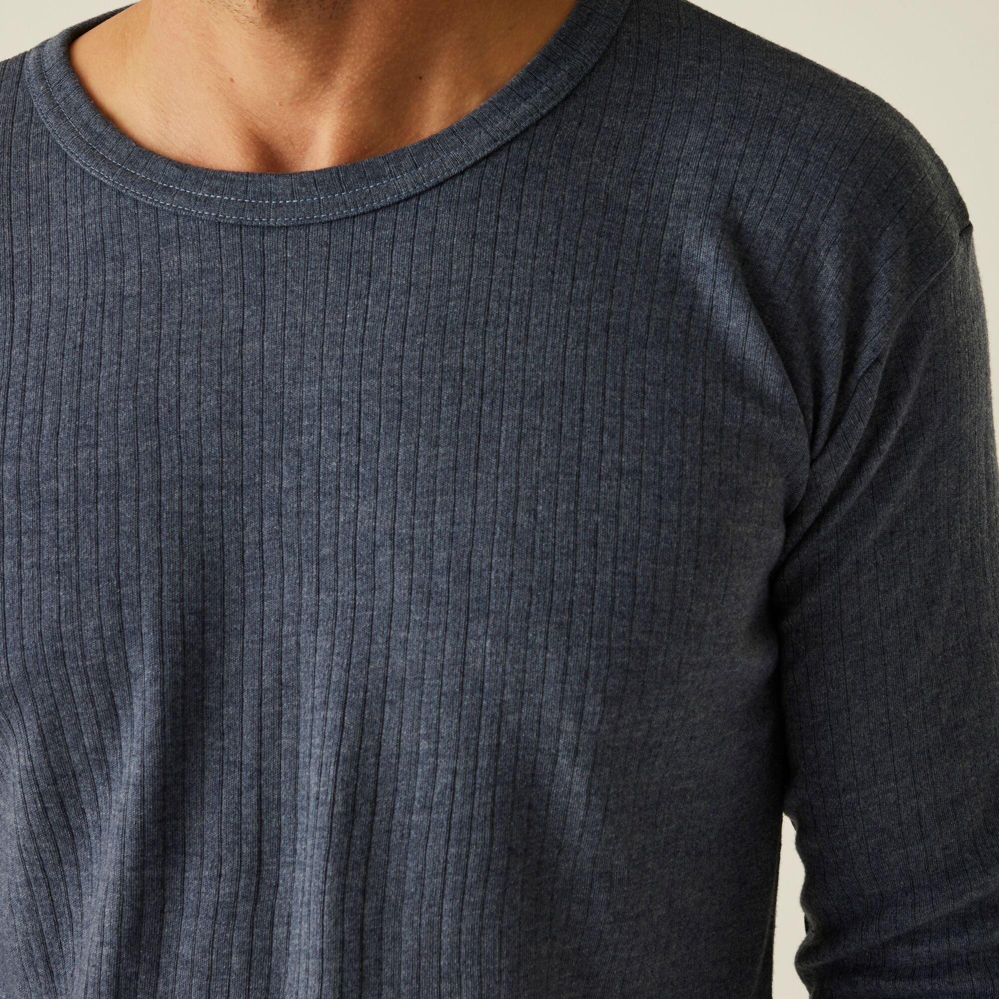 Denim Blue - Regatta - Mens Long Sleeve Thermal Vest - 4