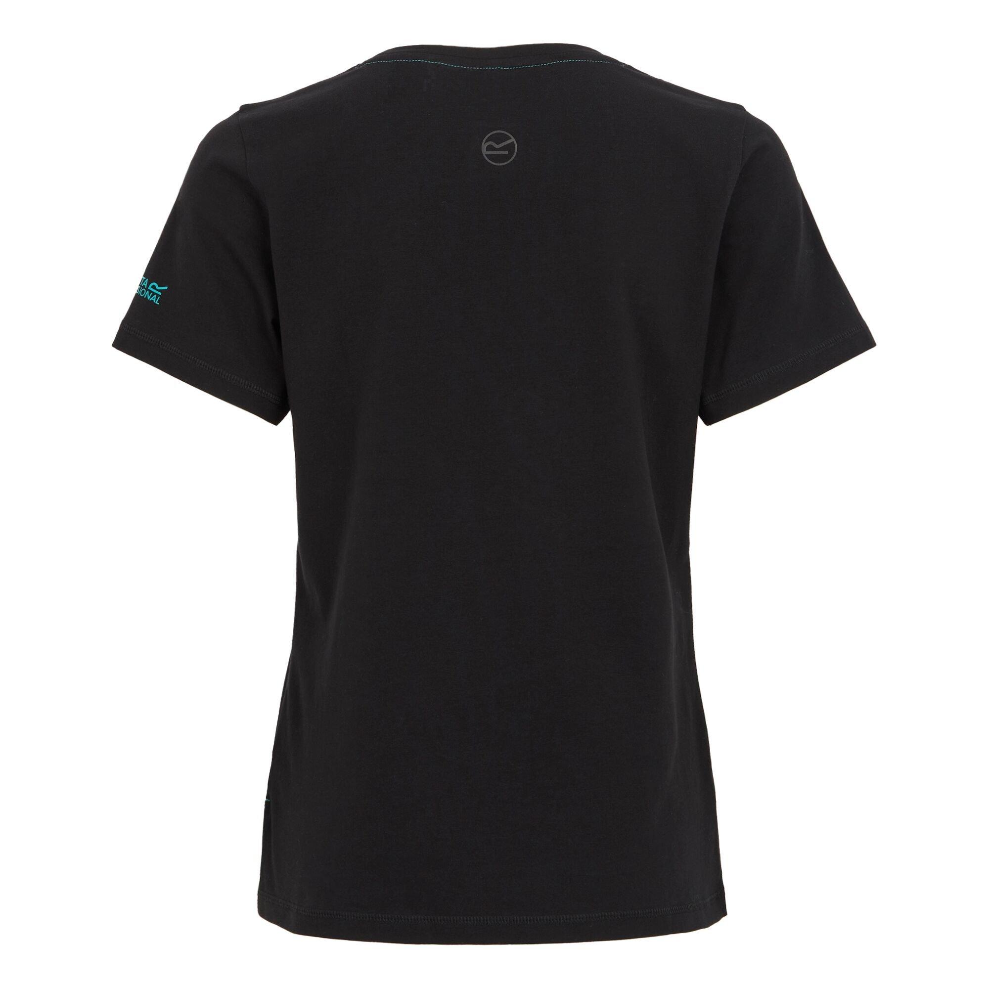 Black - Regatta - Womens ADA Cotton Stretch T-Shirt - 6