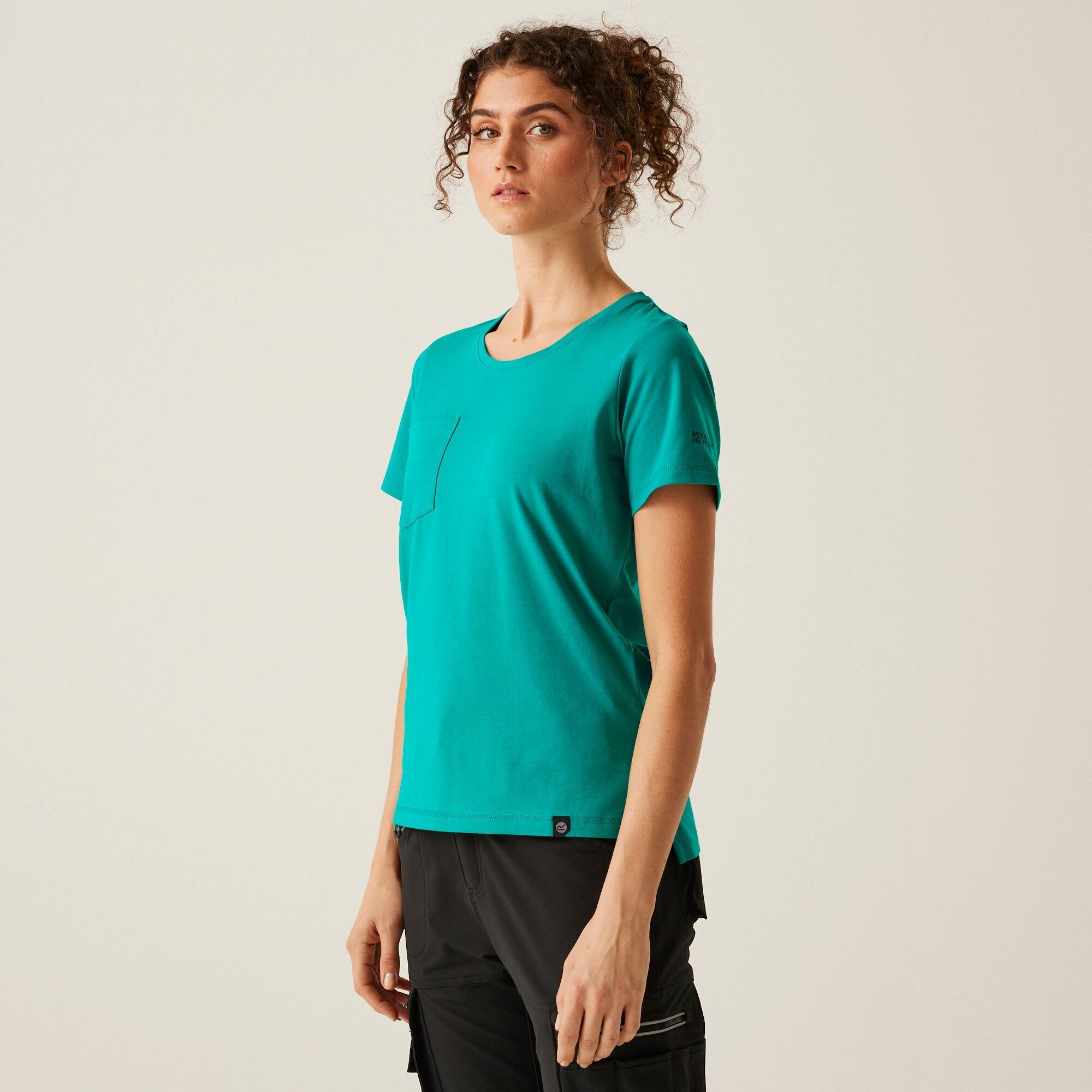 Regatta Women's Ada Cotton Stretch T-Shirt - Wilderness Gree - 8