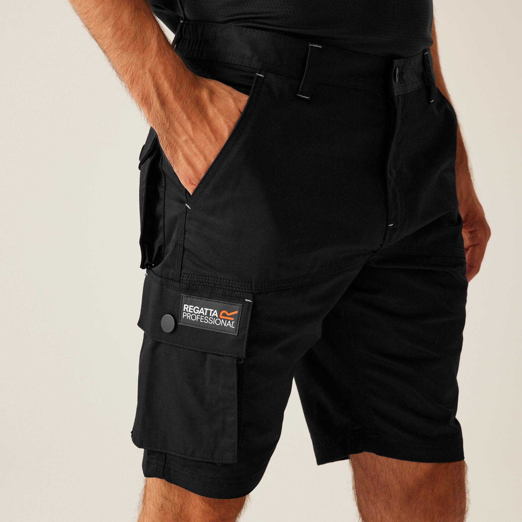 Regatta Men's Heroic Cargo Shorts - Black - 36