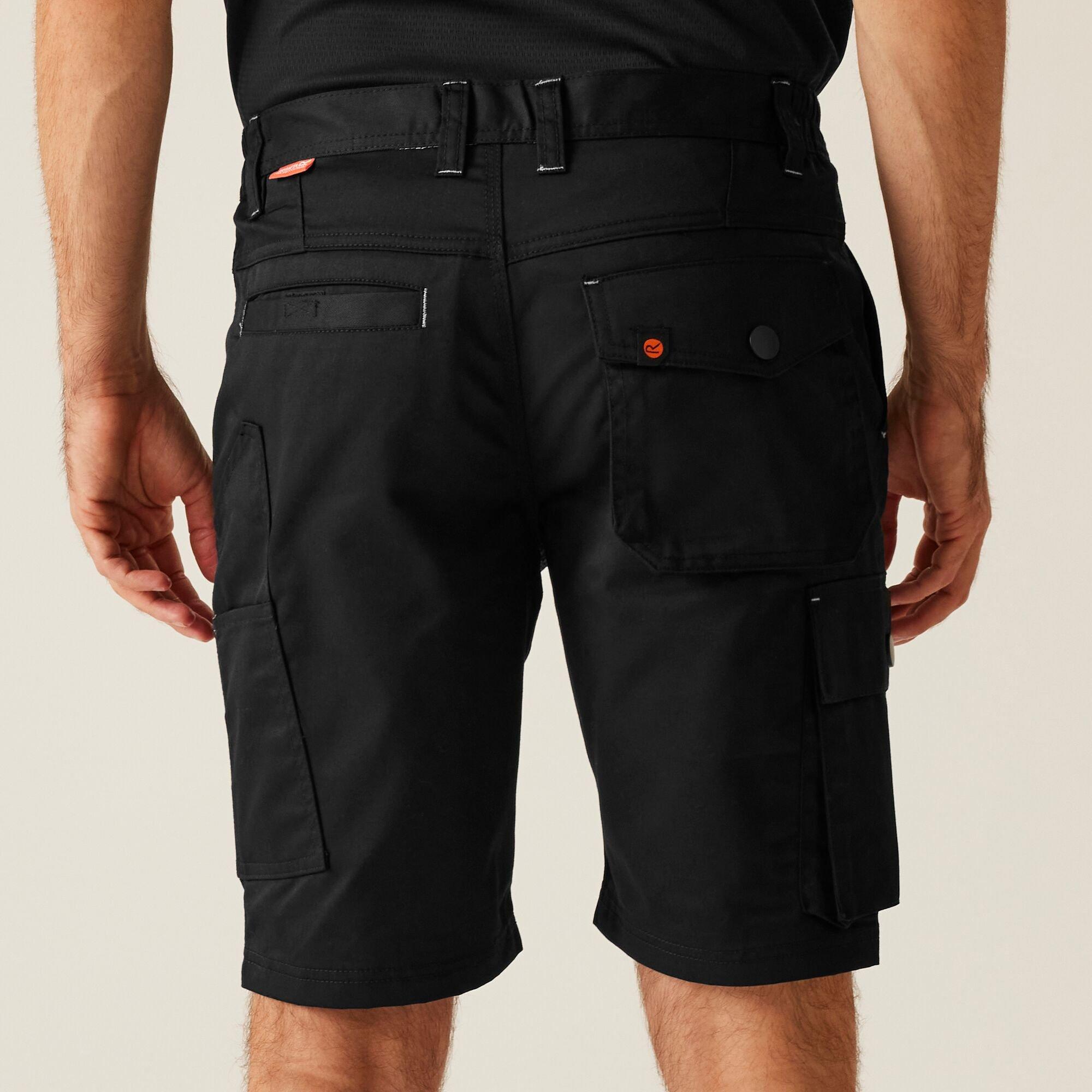 Black - Regatta - Mens Heroic Cargo Shorts - 2