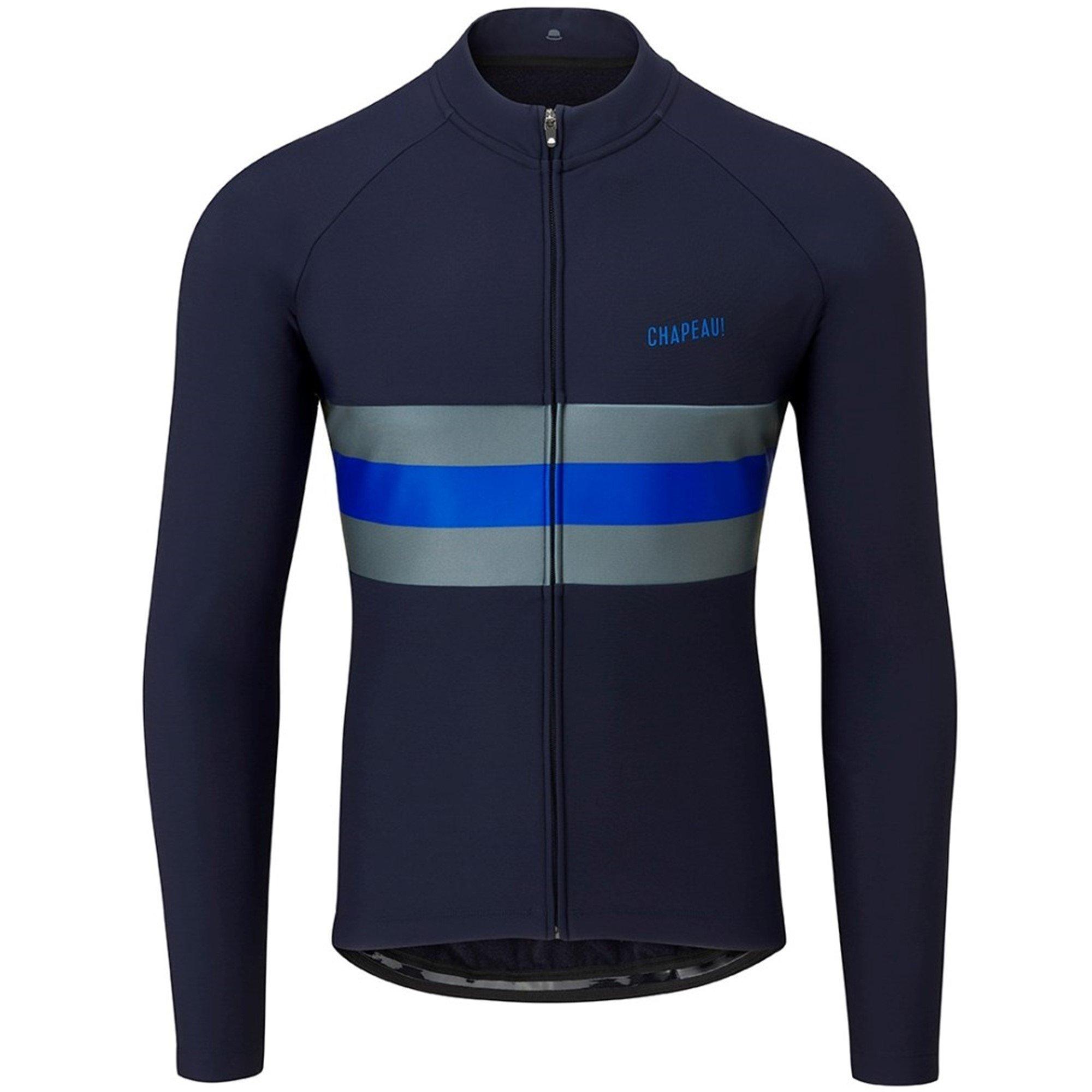 Deepocean - Chapeau - Mens Tempo II Hoop Stripe Thermal Jersey,  Deep Oc - 1