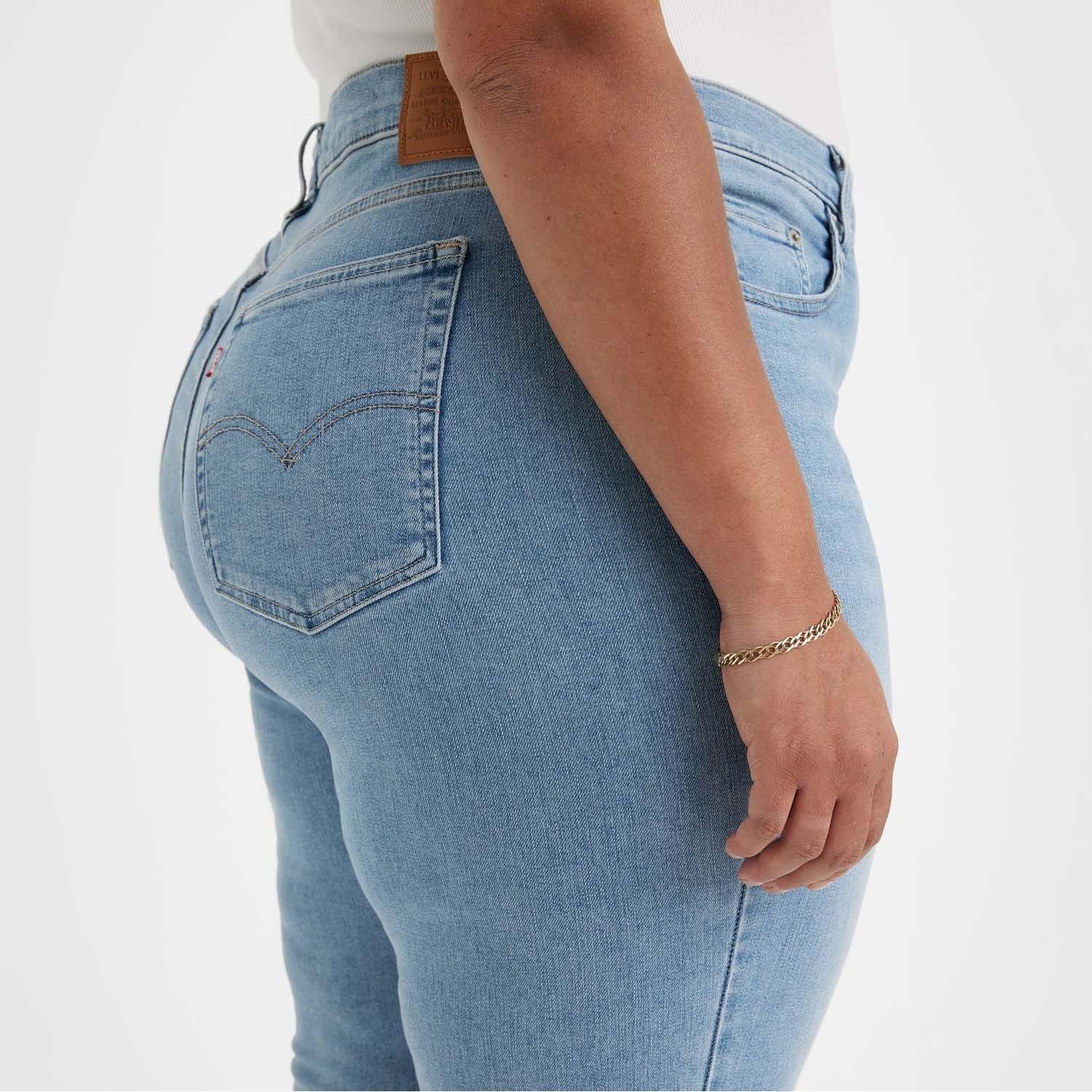 Light Blue - Levis - 725 Plus High Rise Bootcut Jeans - 4