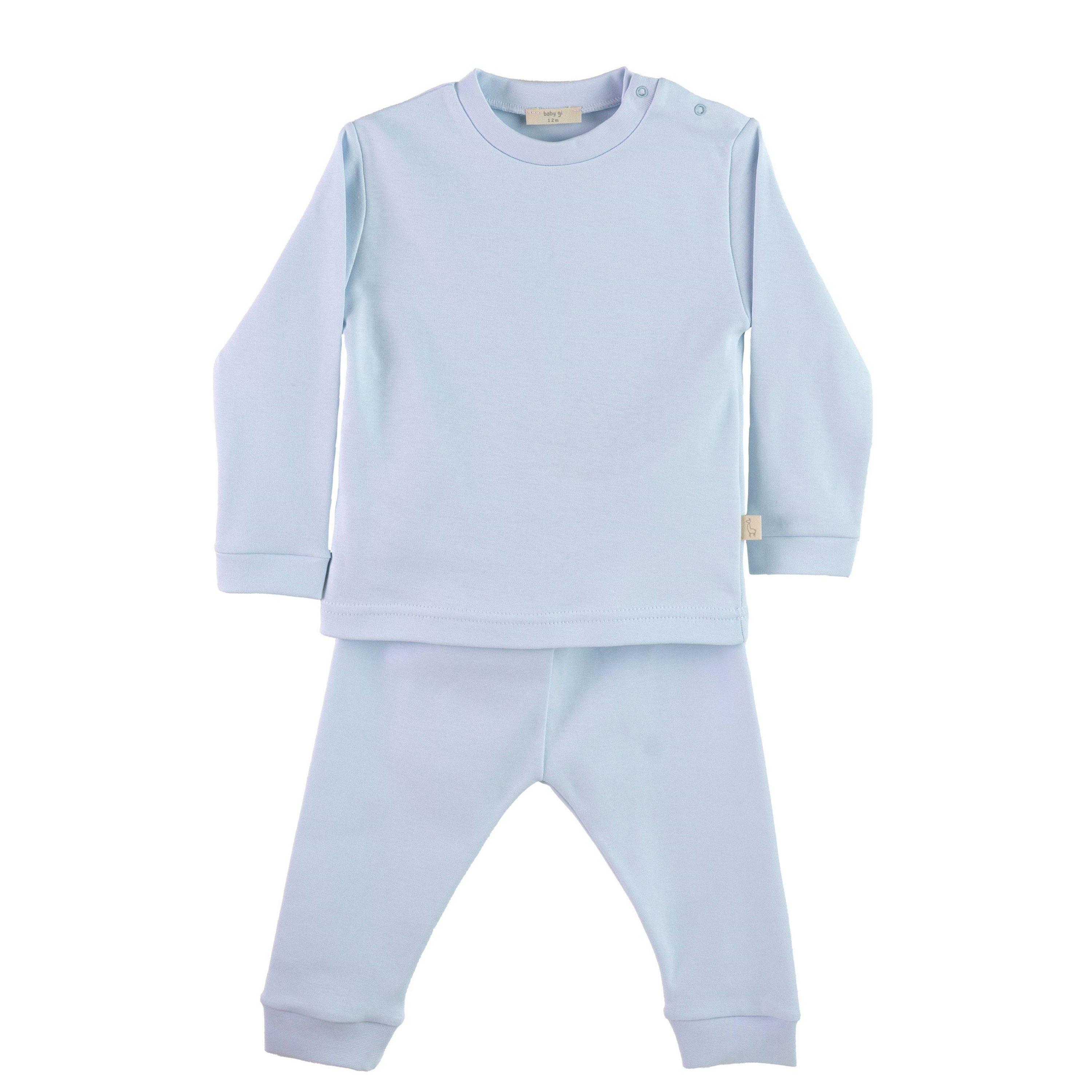 Blue/Wht I02 - Baby Gi - Kids' Angel Pajama Set - 2