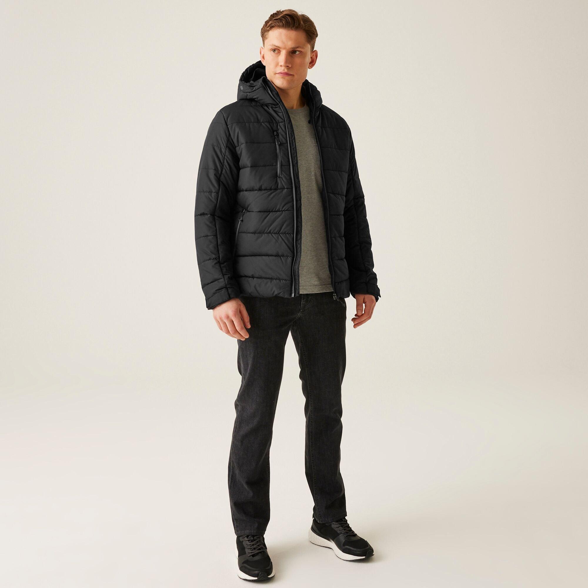 Black Seal Grey - Regatta - Mens Navigate Thermal Jacket - 3
