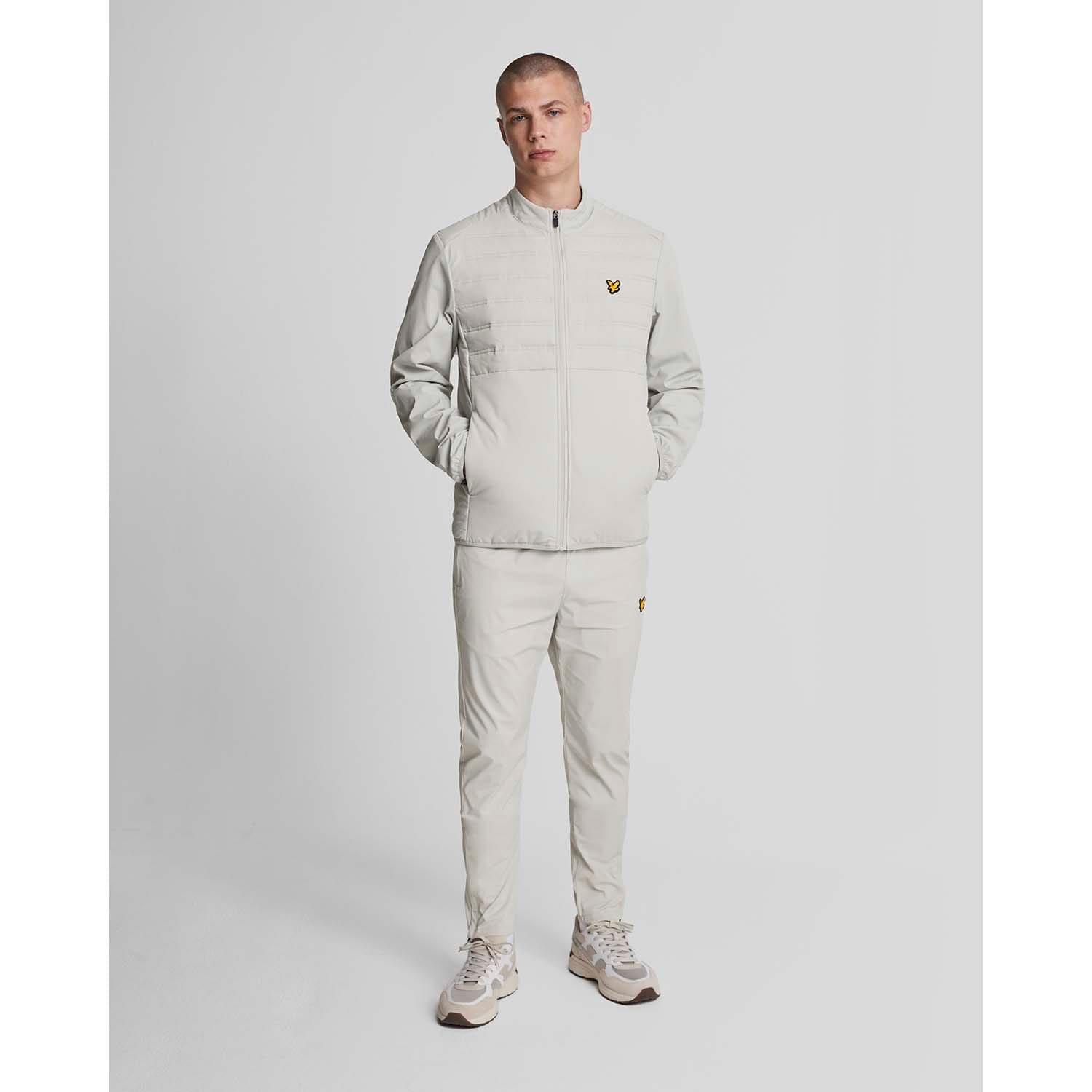 Blue - Lyle and Scott - Sports Hybrid Double Baffle Jacket - 2