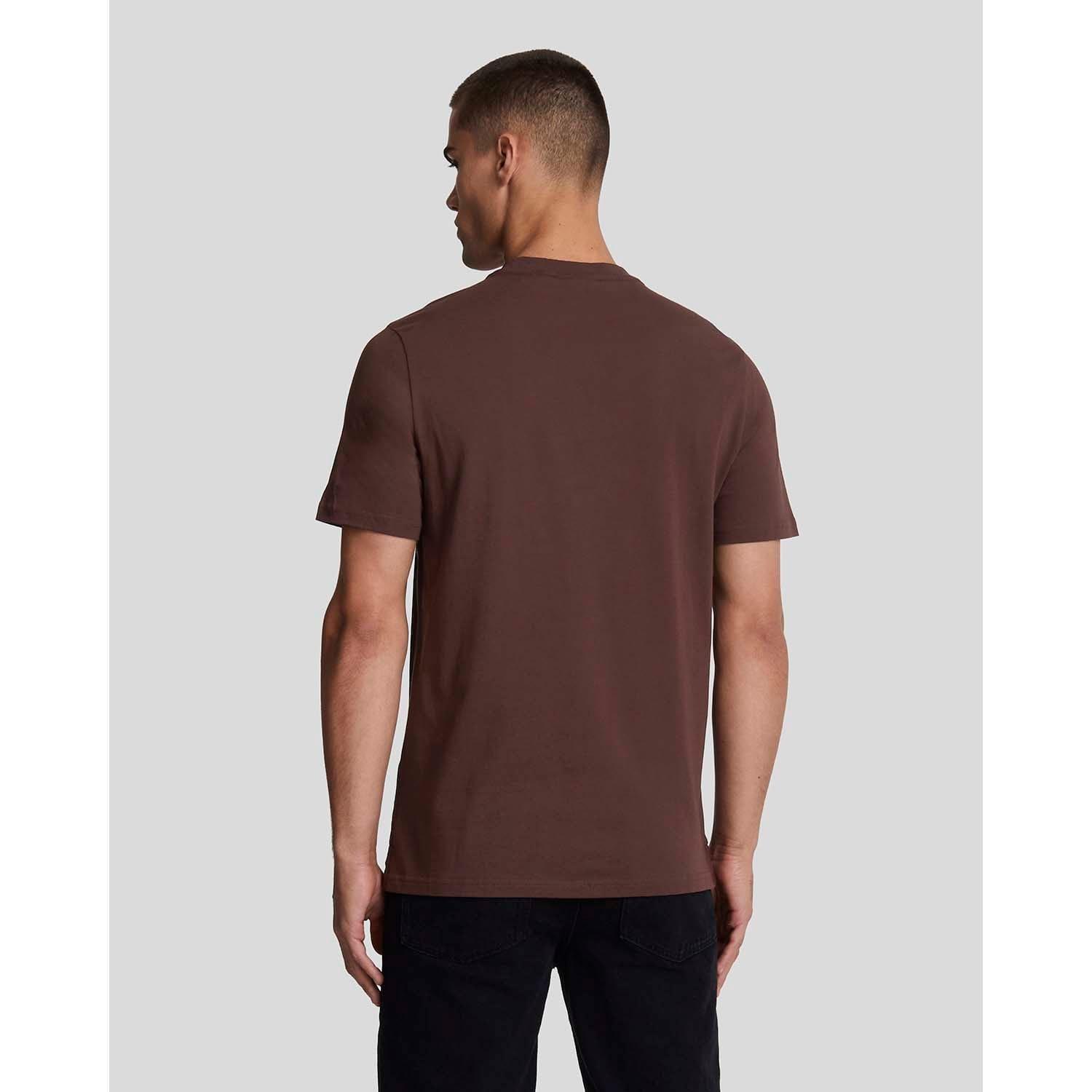 Red - Lyle and Scott - Cotton Crew Neck T-Shirt - 3