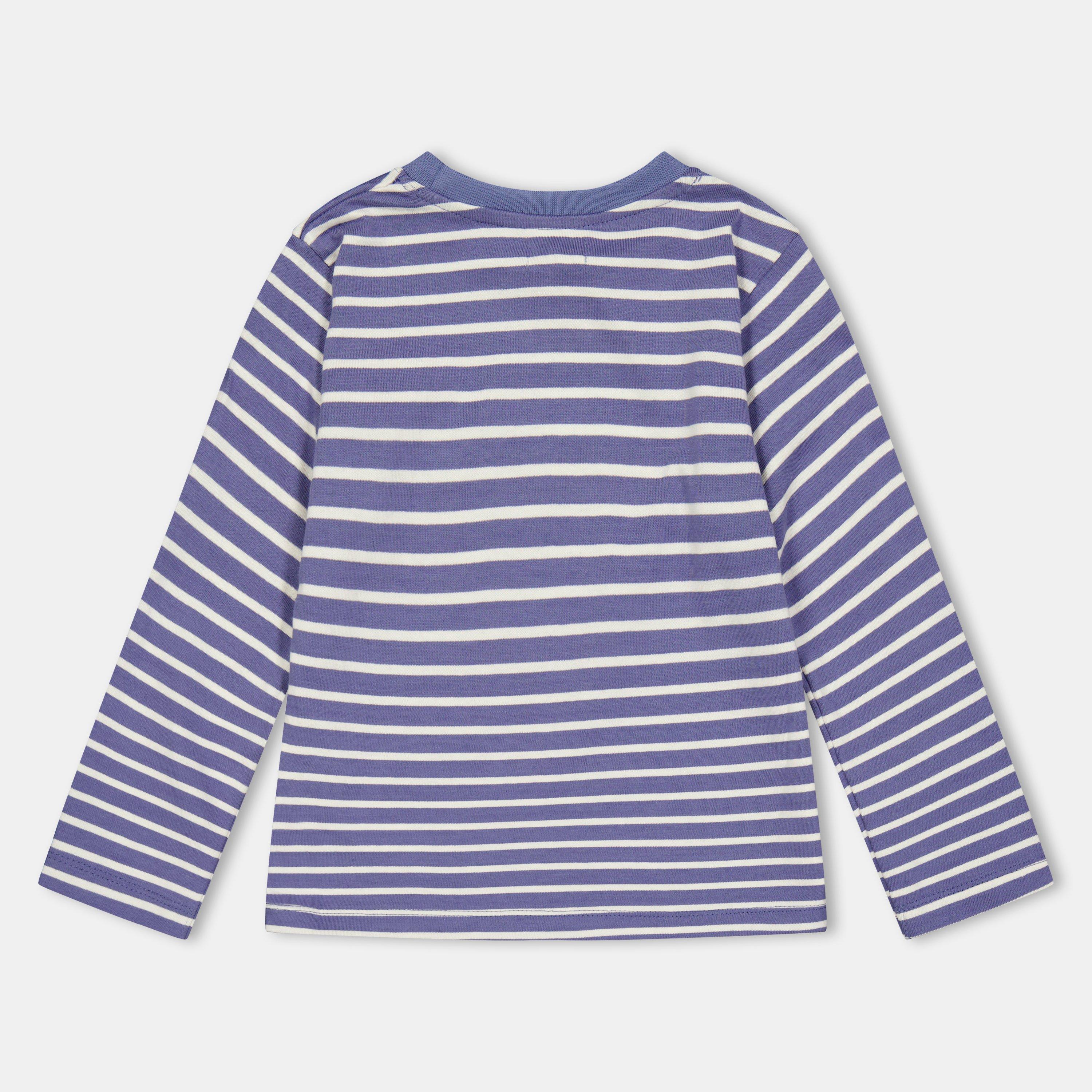 Blue - Lilly and Sid - Bear Pocket Regular Fit T-Shirt - 2