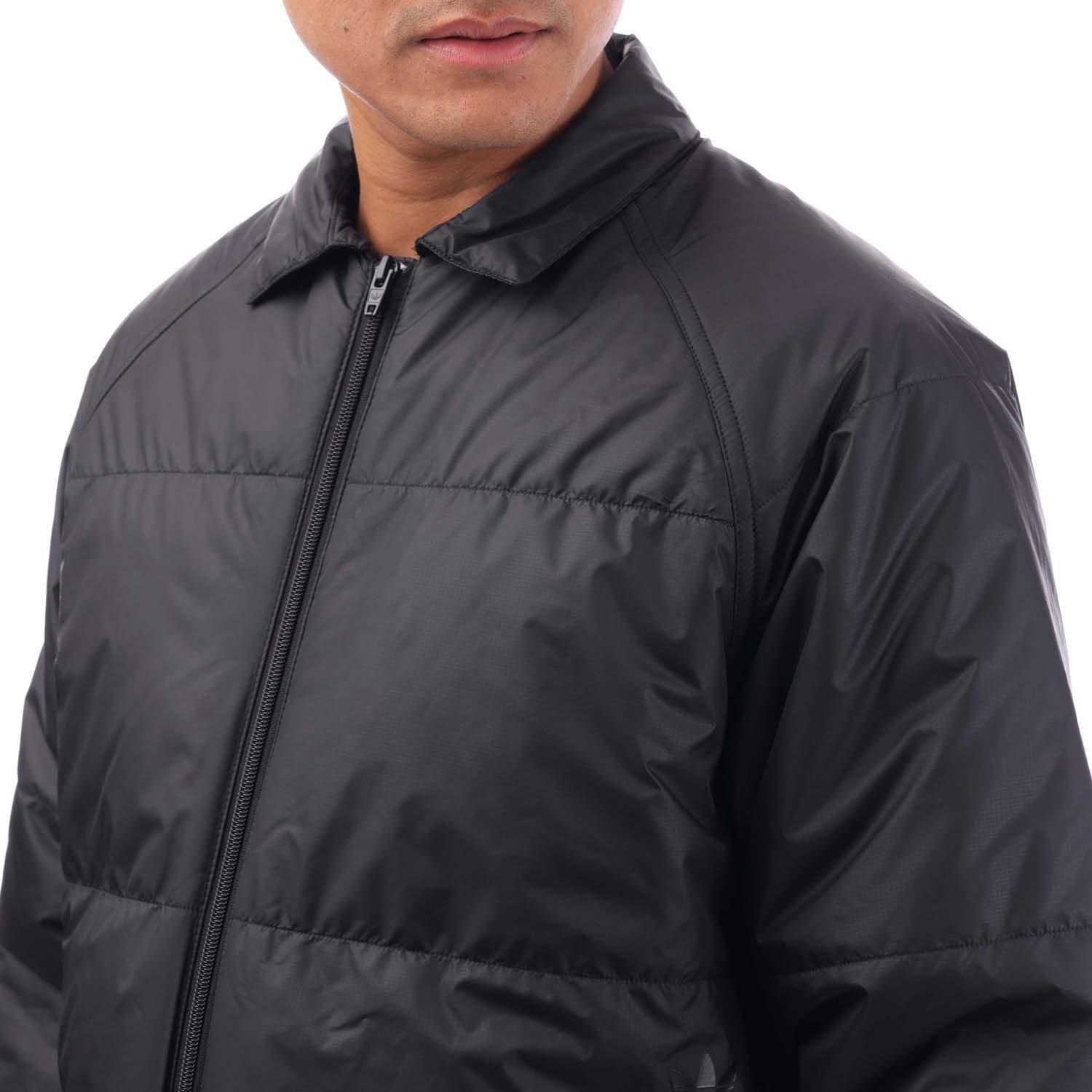 Black - adidas Originals - Insluated Coach Jacket - 2