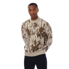 Hugo Palm Tree Jacquard Sweatshirt