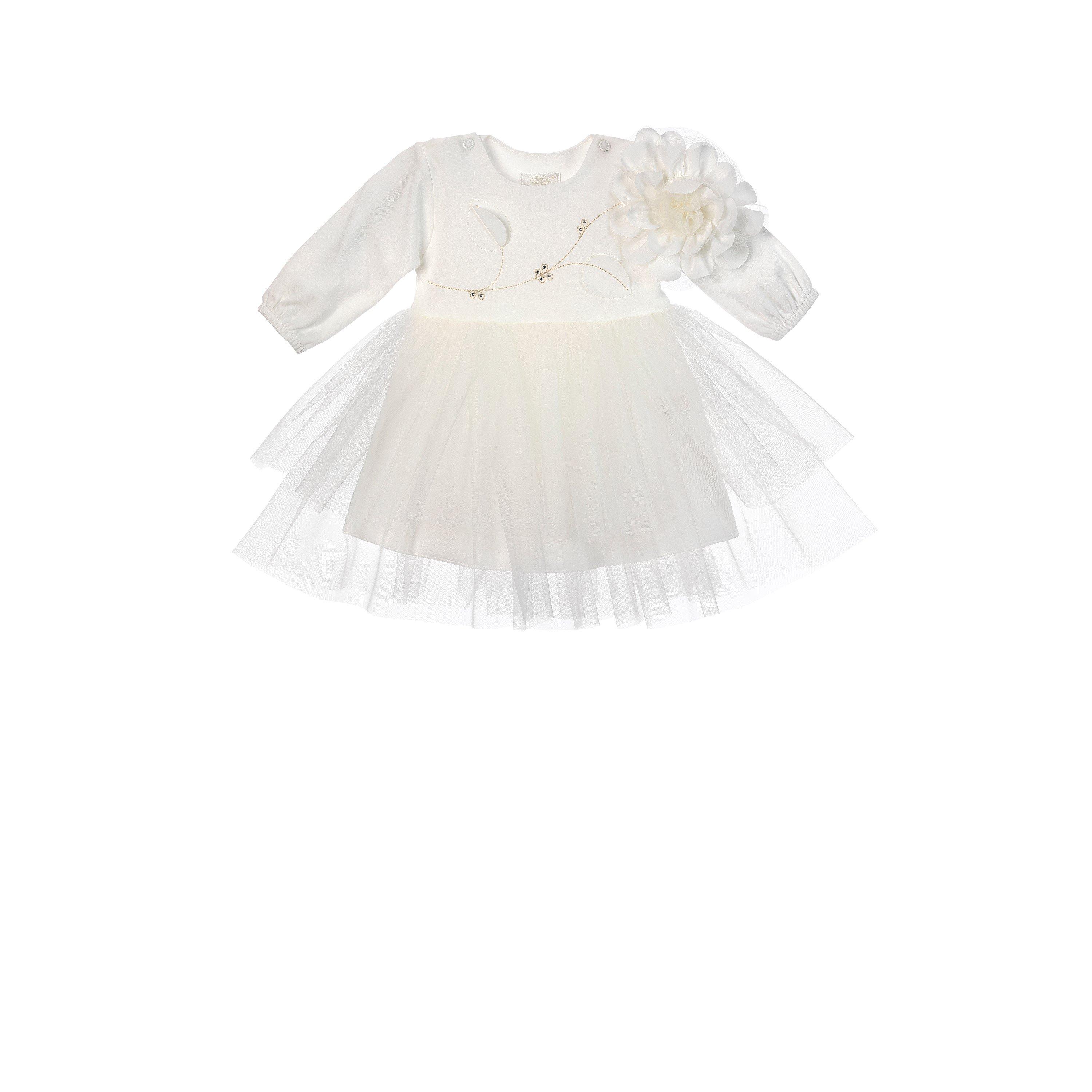 Sofija Kids' Elizabeth Skater Dress - Ivory