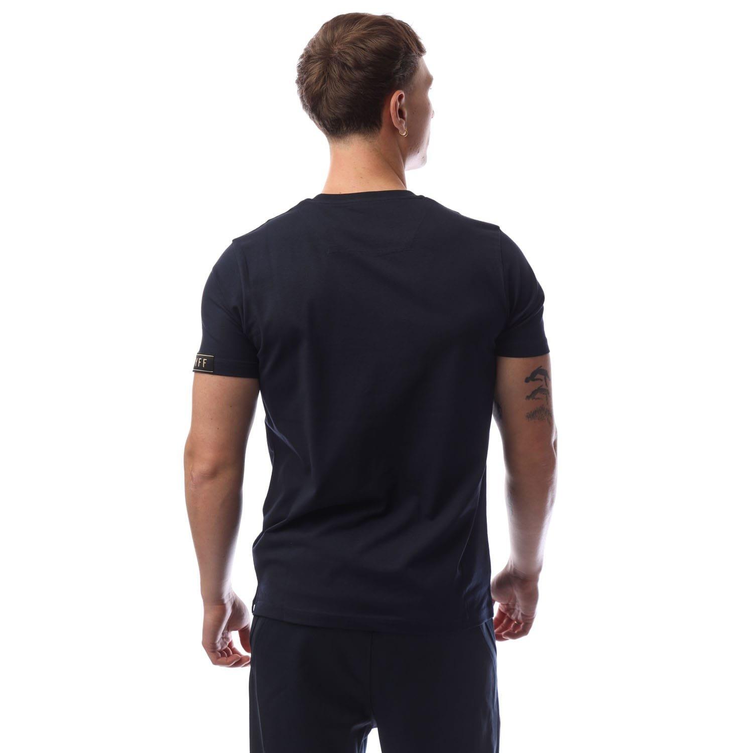 Blue - Cruyff - Fuzeknit C-Logo T-Shirt - 3