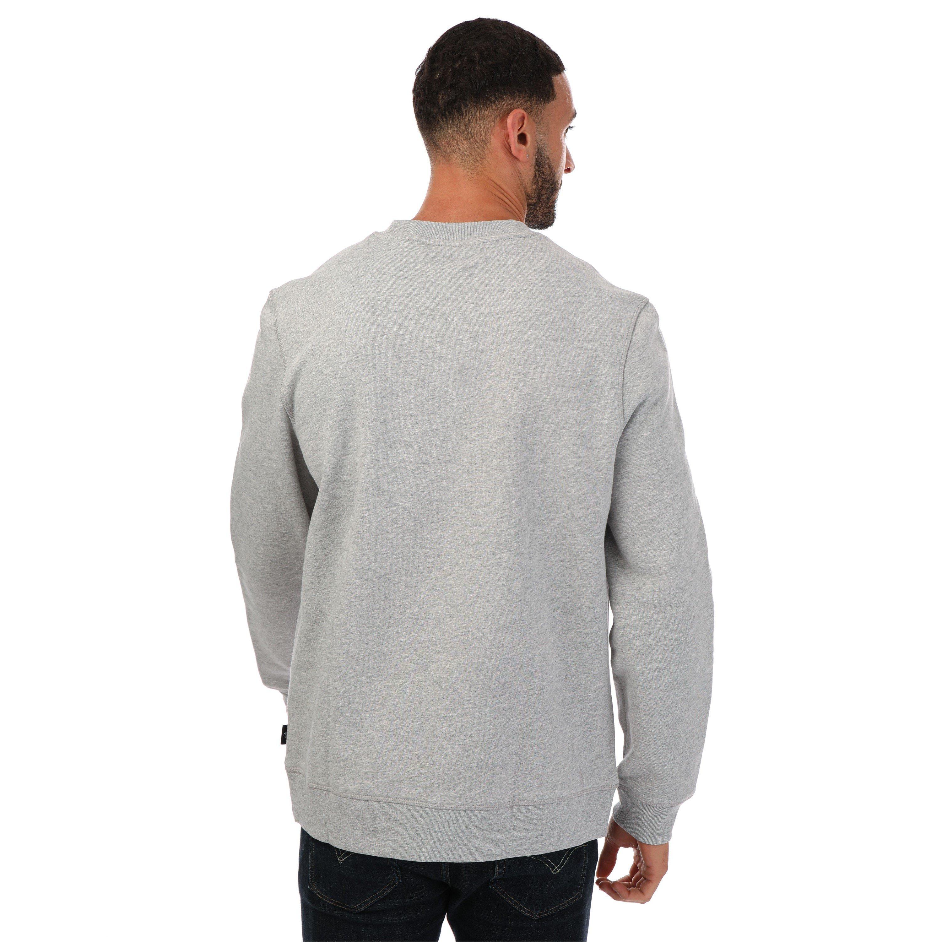 Grey - Ted Baker - Men's Hatton Crew Sweatshirt - 2