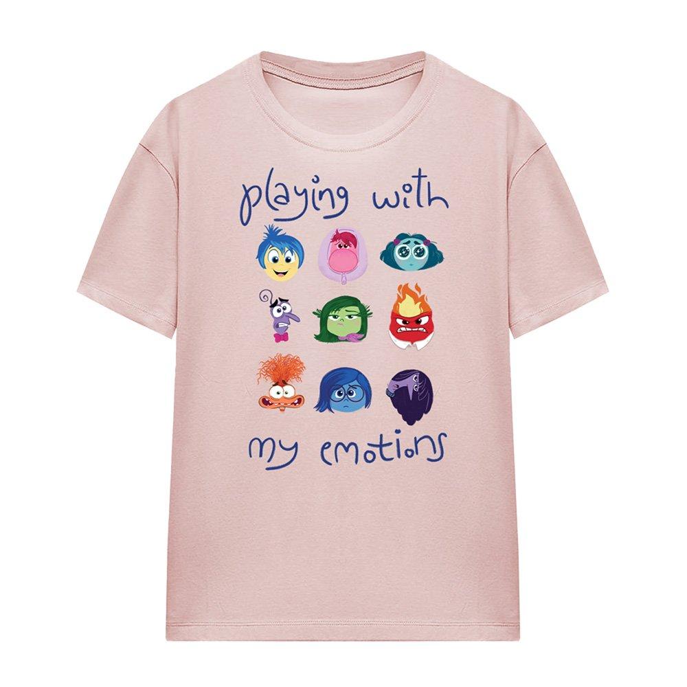 Pink - Disney - Inside Out 2 Playing With My Emotions T-Shirt - 4