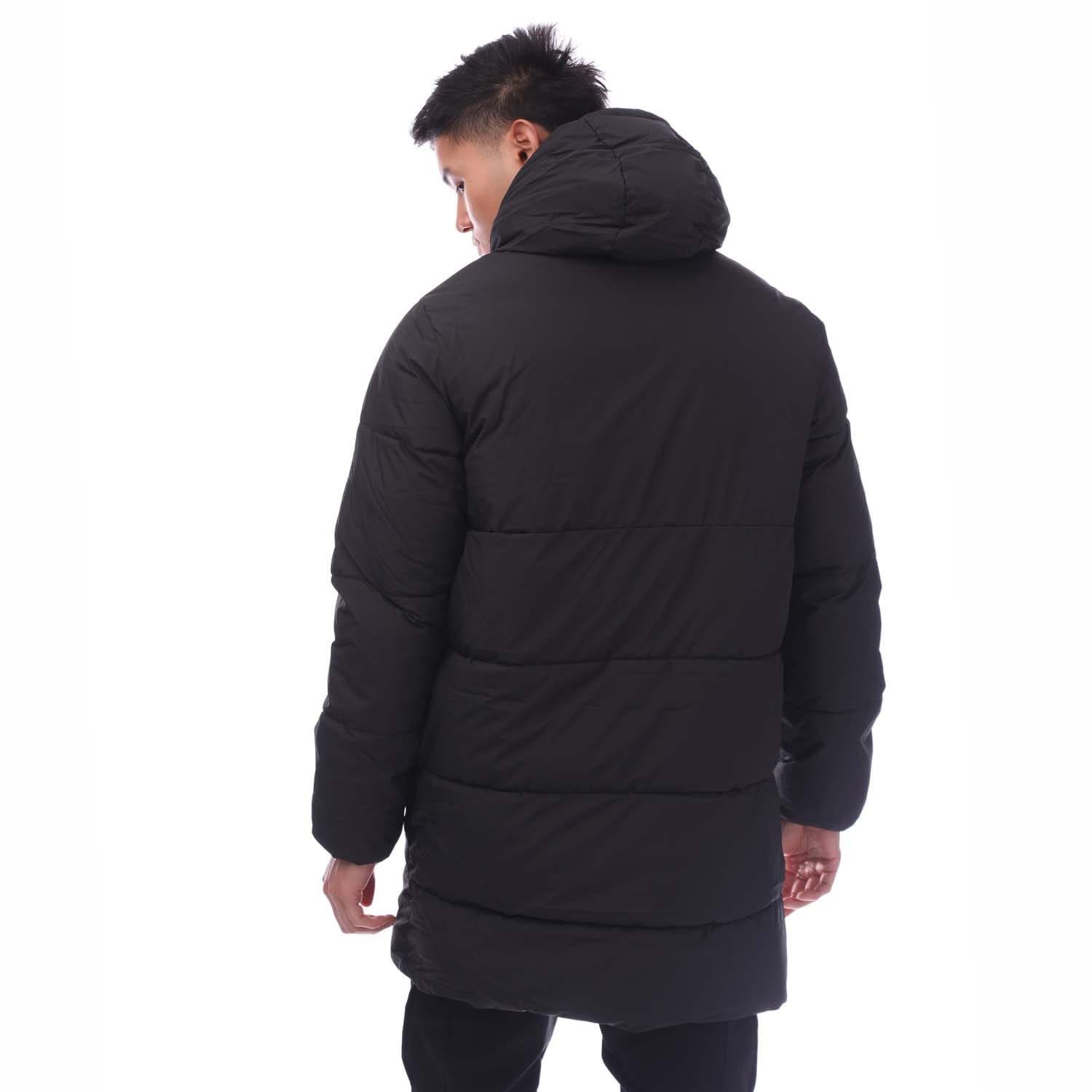 Black - Jack and Jones - Otis Long Puffer Jacket - 2