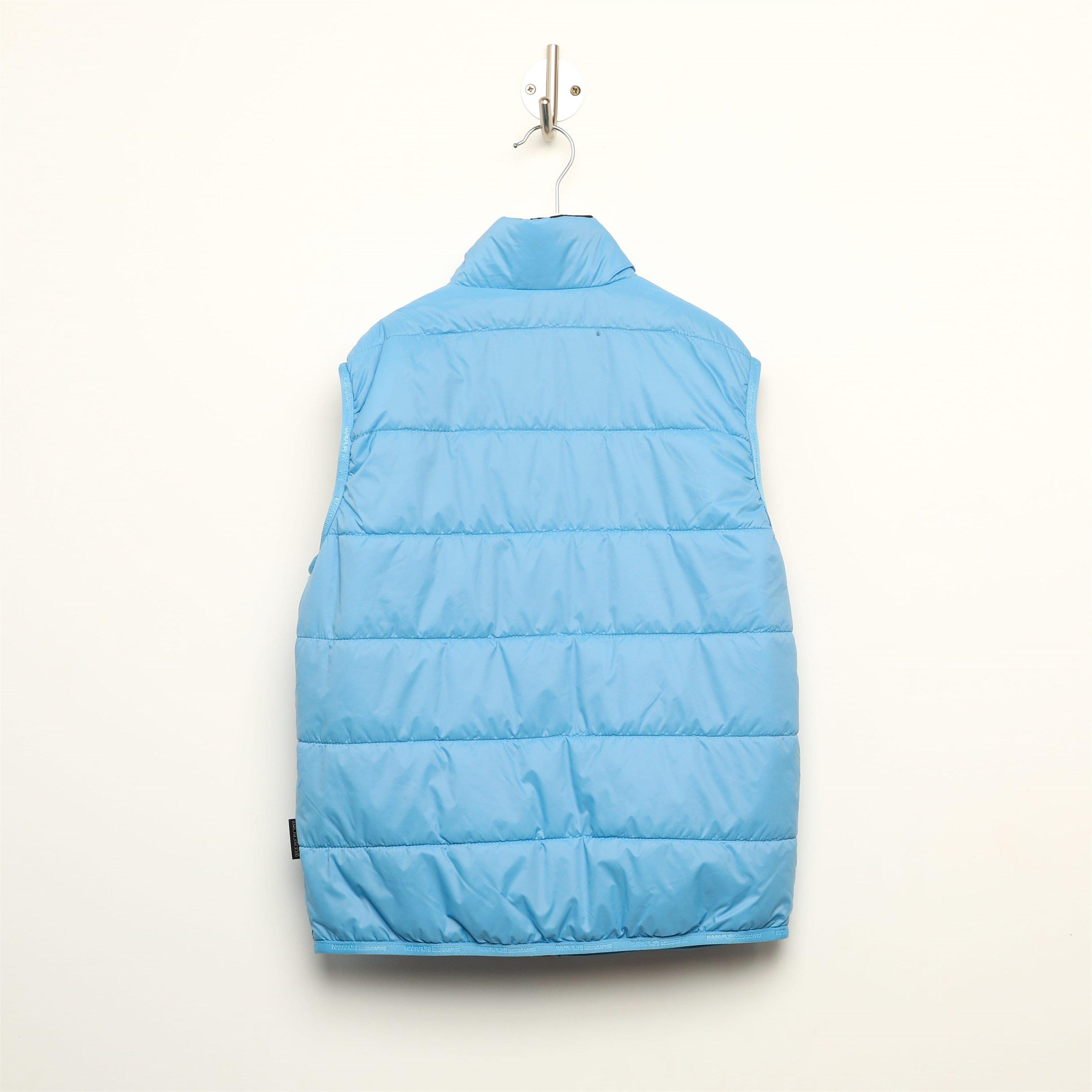 Blue - Napapijri - Kids' Santafe Funnel Neck Zip Gilet - 2
