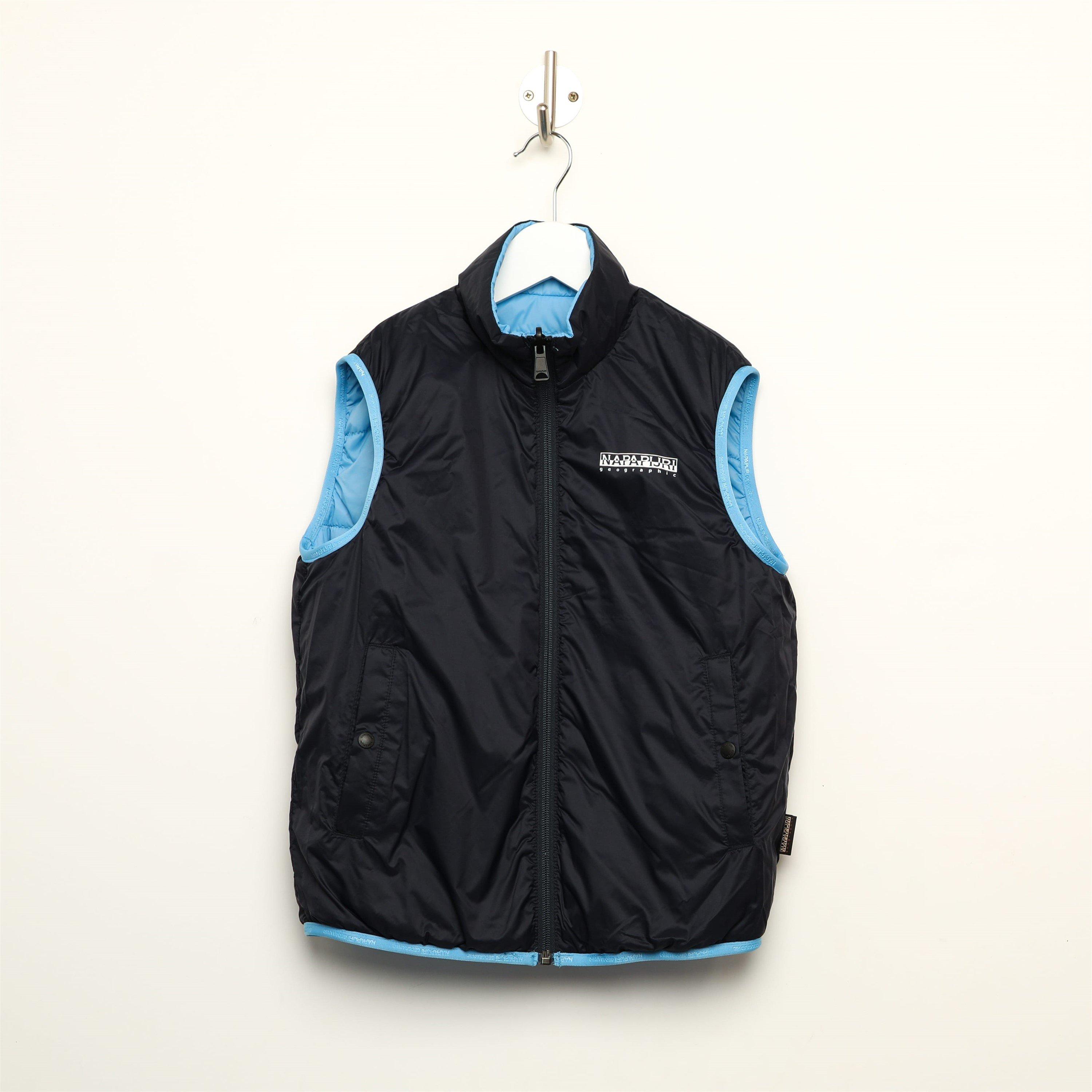 Blue - Napapijri - Kids' Santafe Funnel Neck Zip Gilet - 3