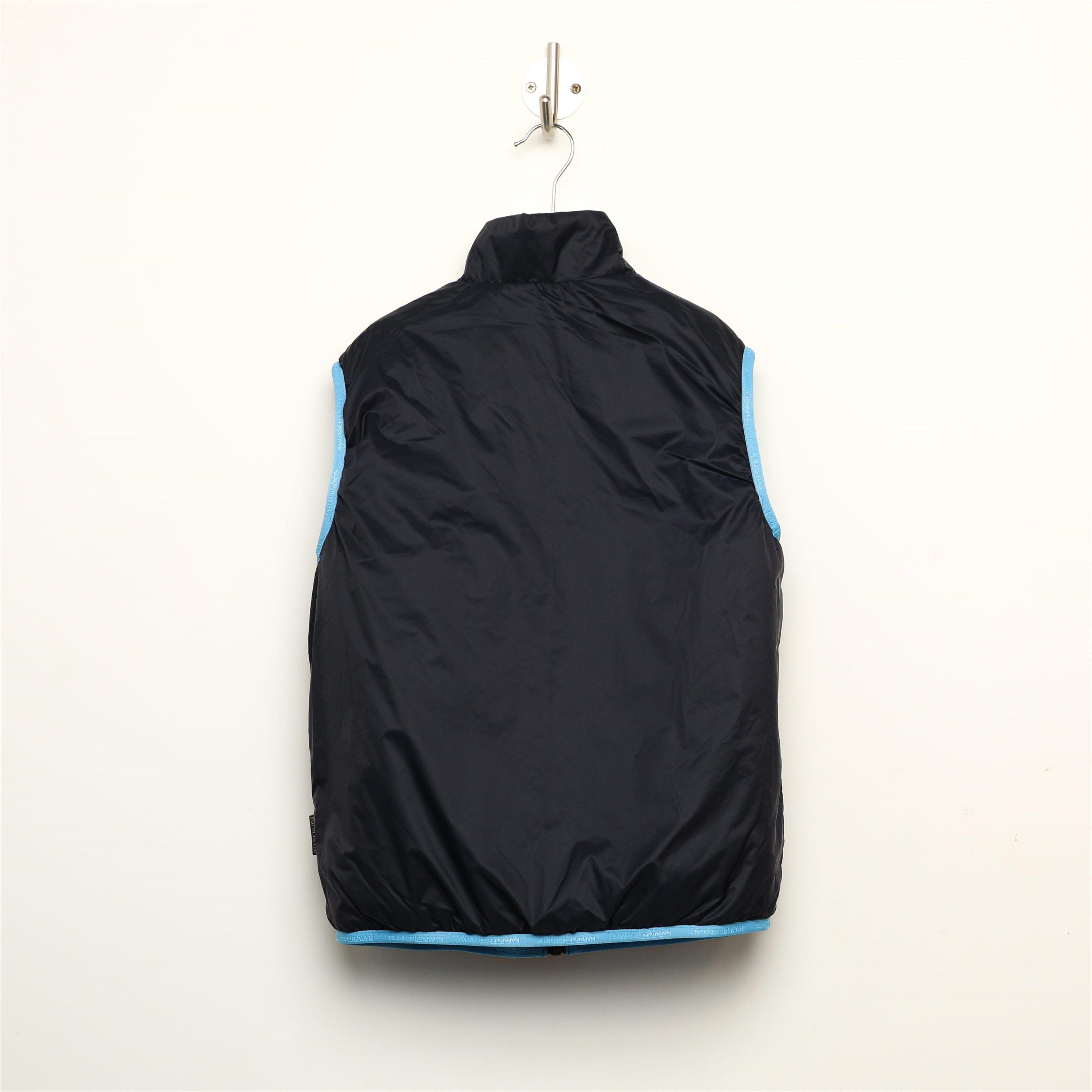 Blue - Napapijri - Kids' Santafe Funnel Neck Zip Gilet - 4