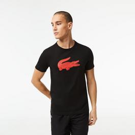 Lacoste SPORT 3D Print Crocodile Jersey T-Shirt