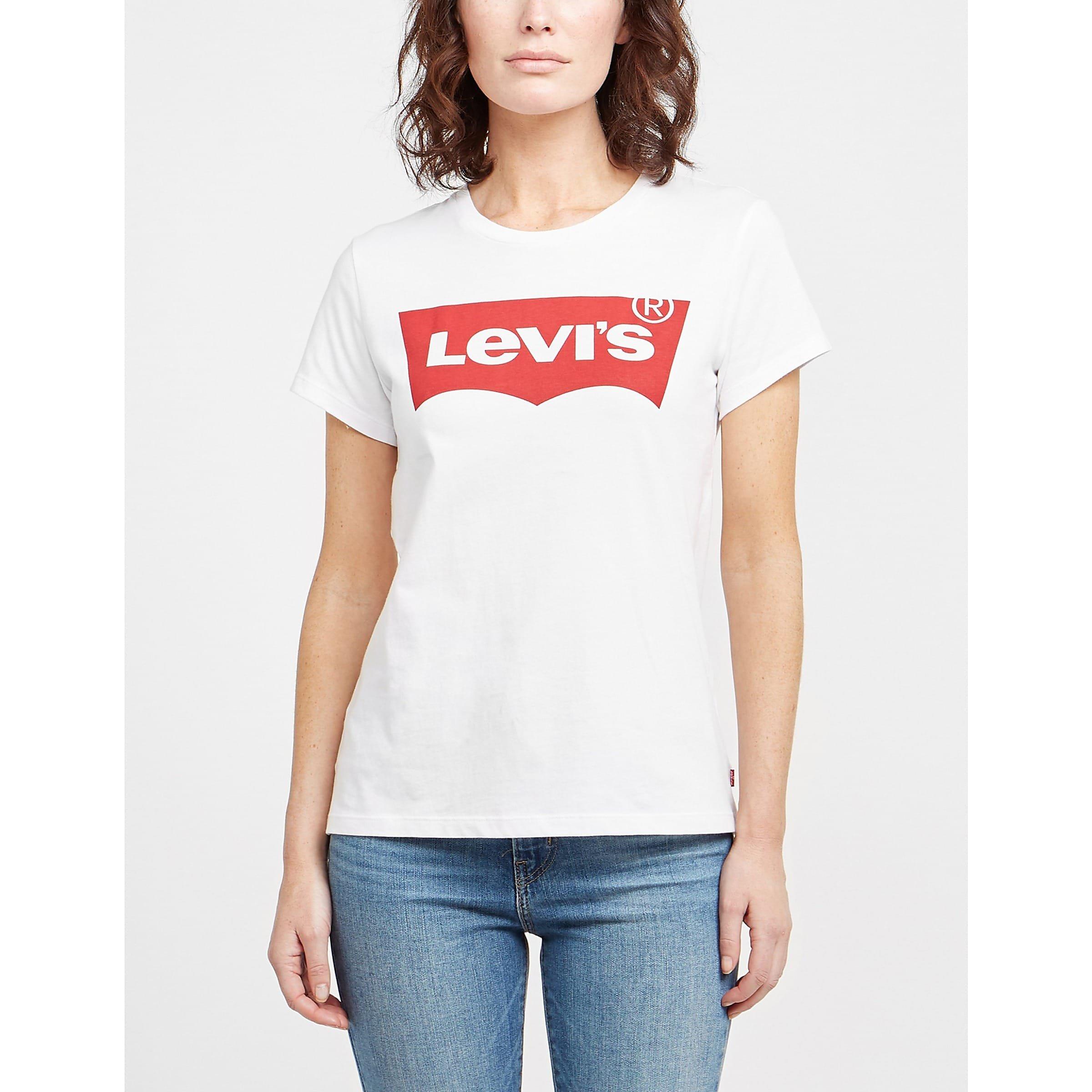 White - Levis - Women's Perfect Regular Fit T-Shirt - 1