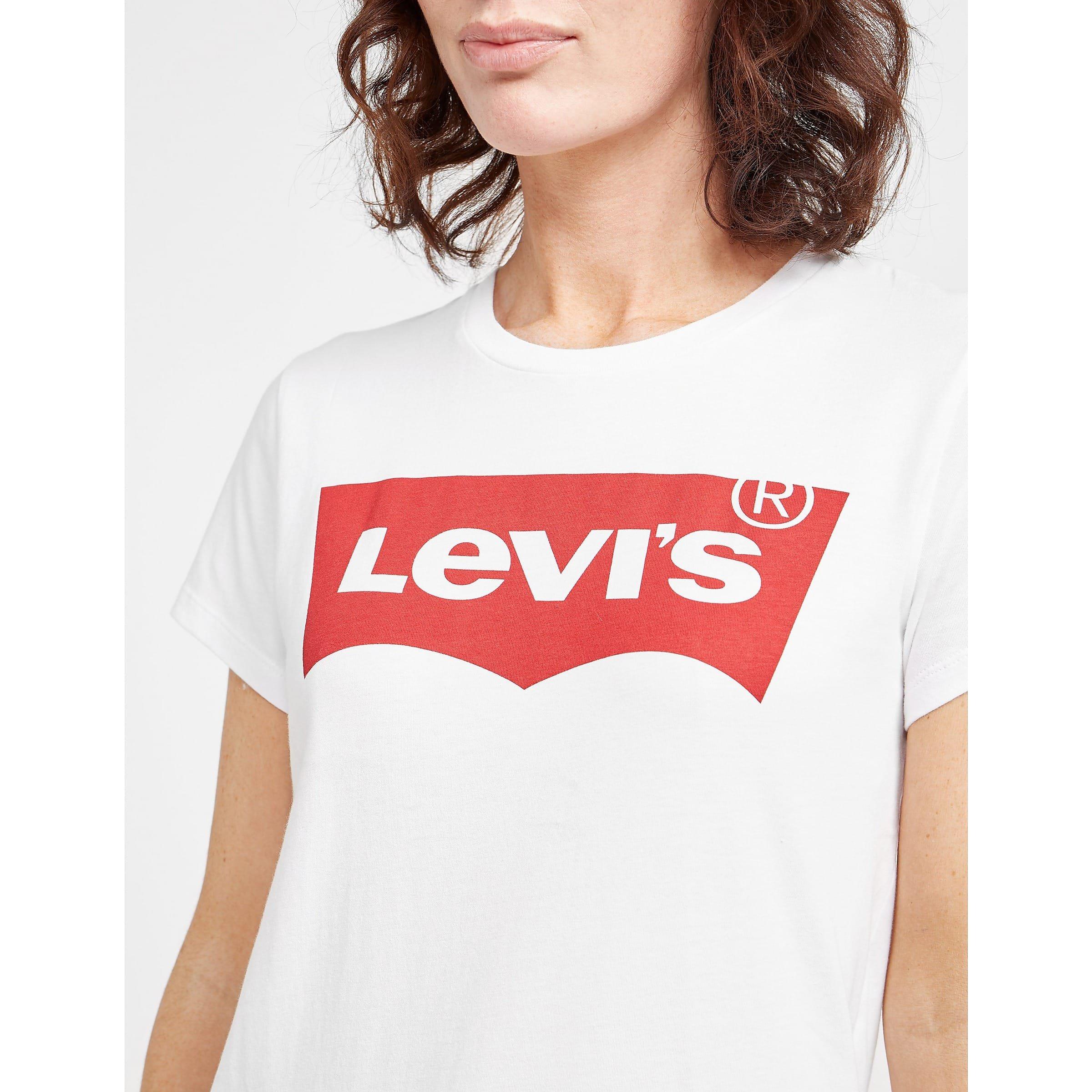 White - Levis - Women's Perfect Regular Fit T-Shirt - 2