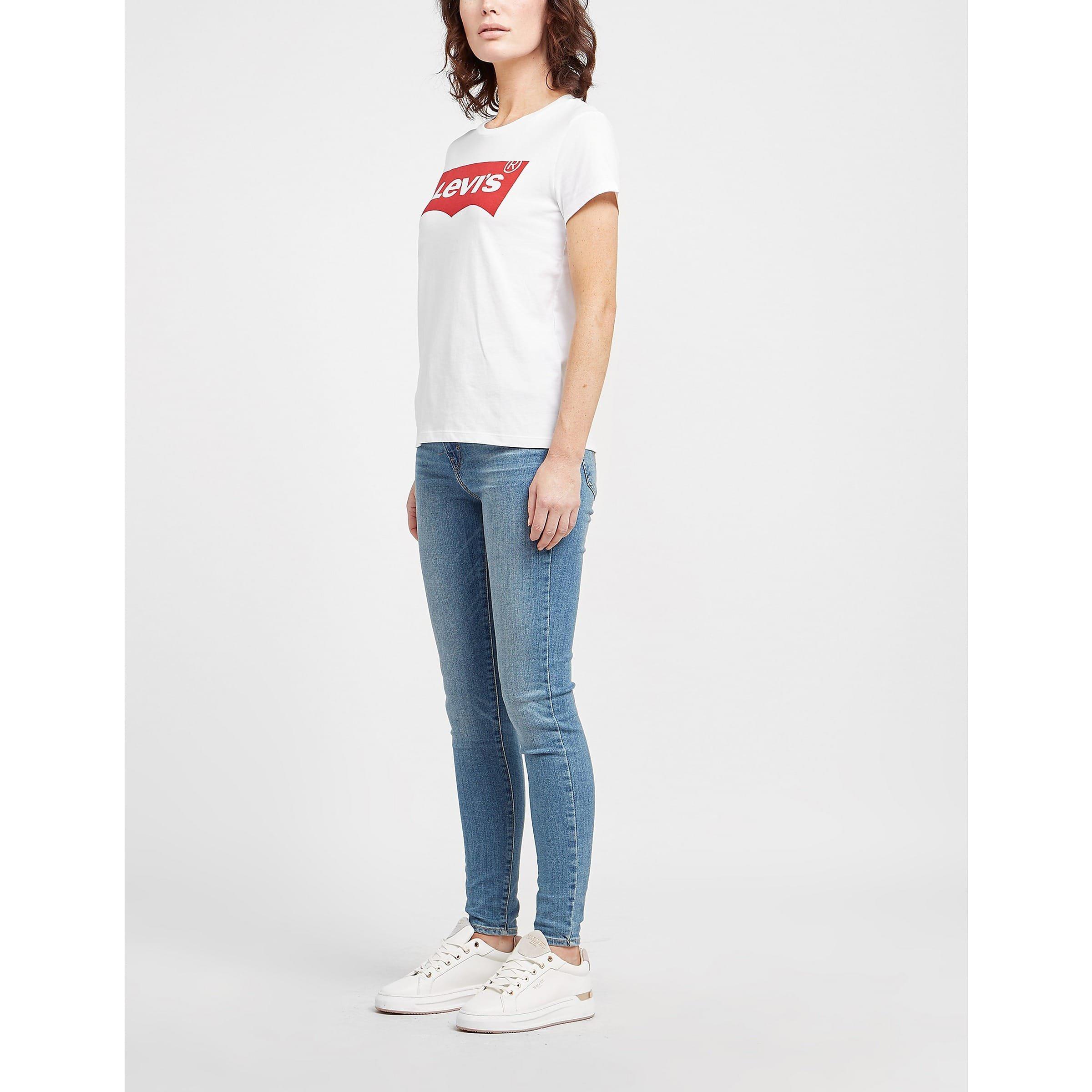 White - Levis - Women's Perfect Regular Fit T-Shirt - 4