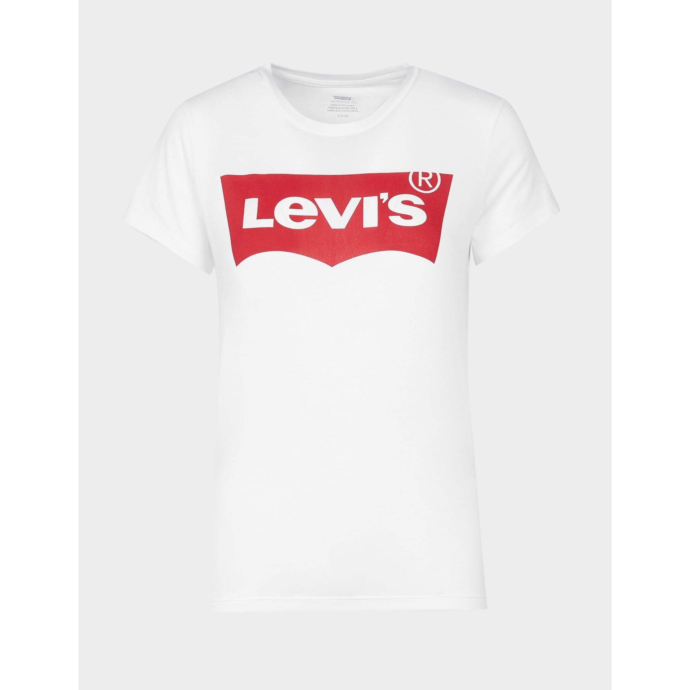 White - Levis - Women's Perfect Regular Fit T-Shirt - 5