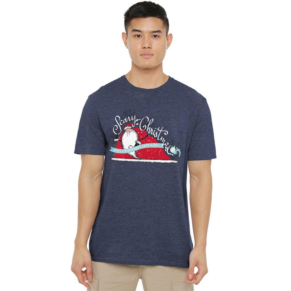 Navy - Disney - Nightmare Before Christmas Scary Christmas T Shirt - 1
