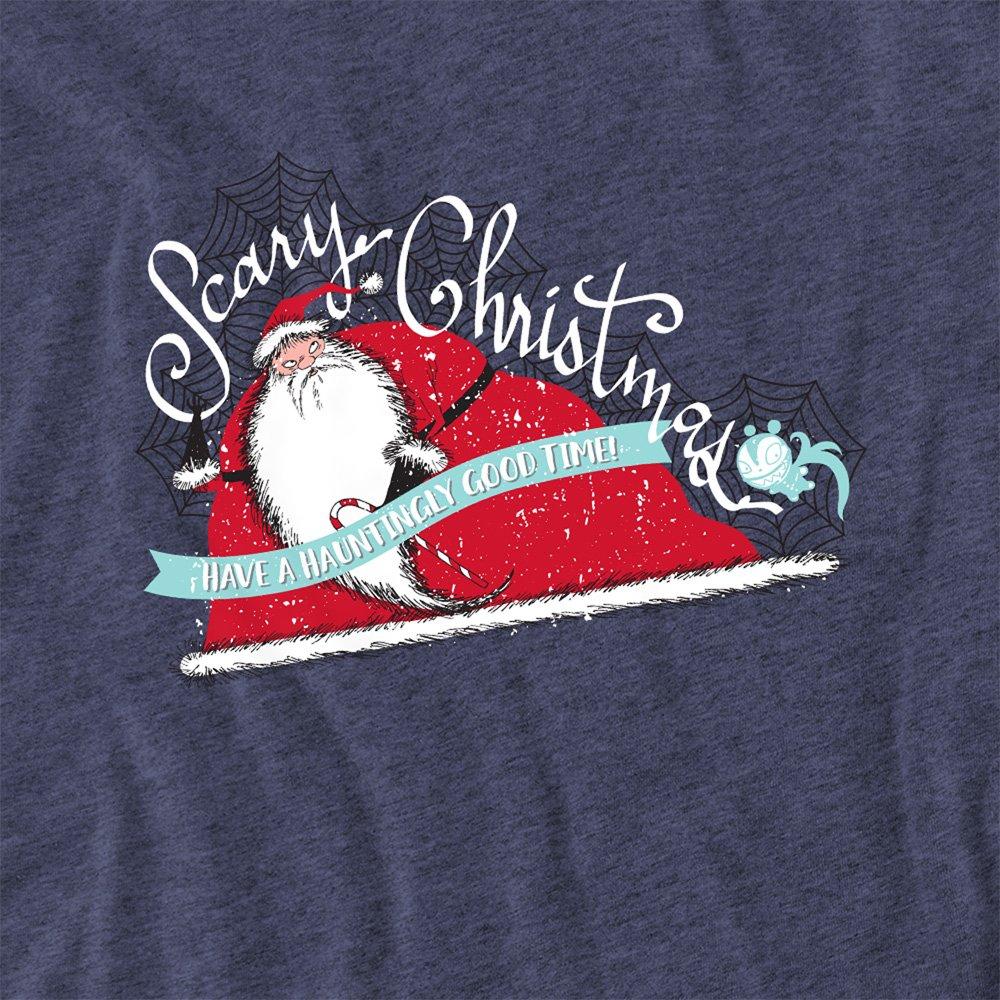 Navy - Disney - Nightmare Before Christmas Scary Christmas T Shirt - 2