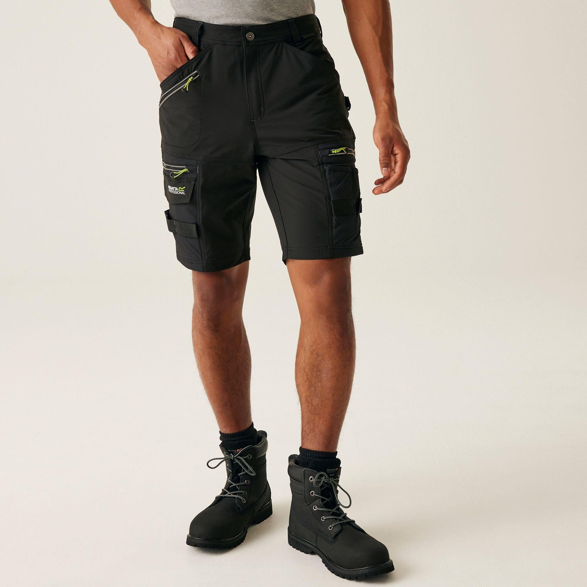 Black - Regatta - Mens Infiltrate Detachable Holster Shorts - 1