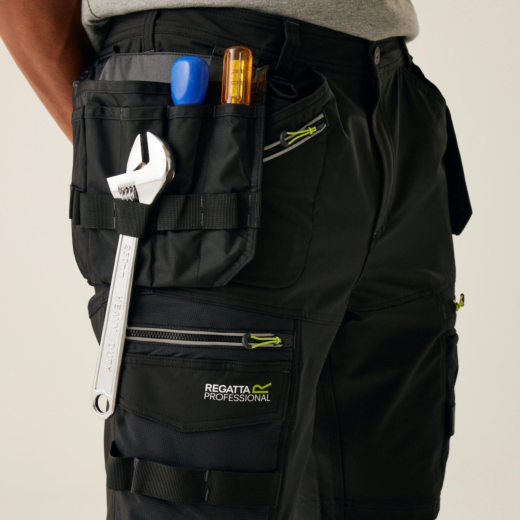 Black - Regatta - Mens Infiltrate Detachable Holster Shorts - 5