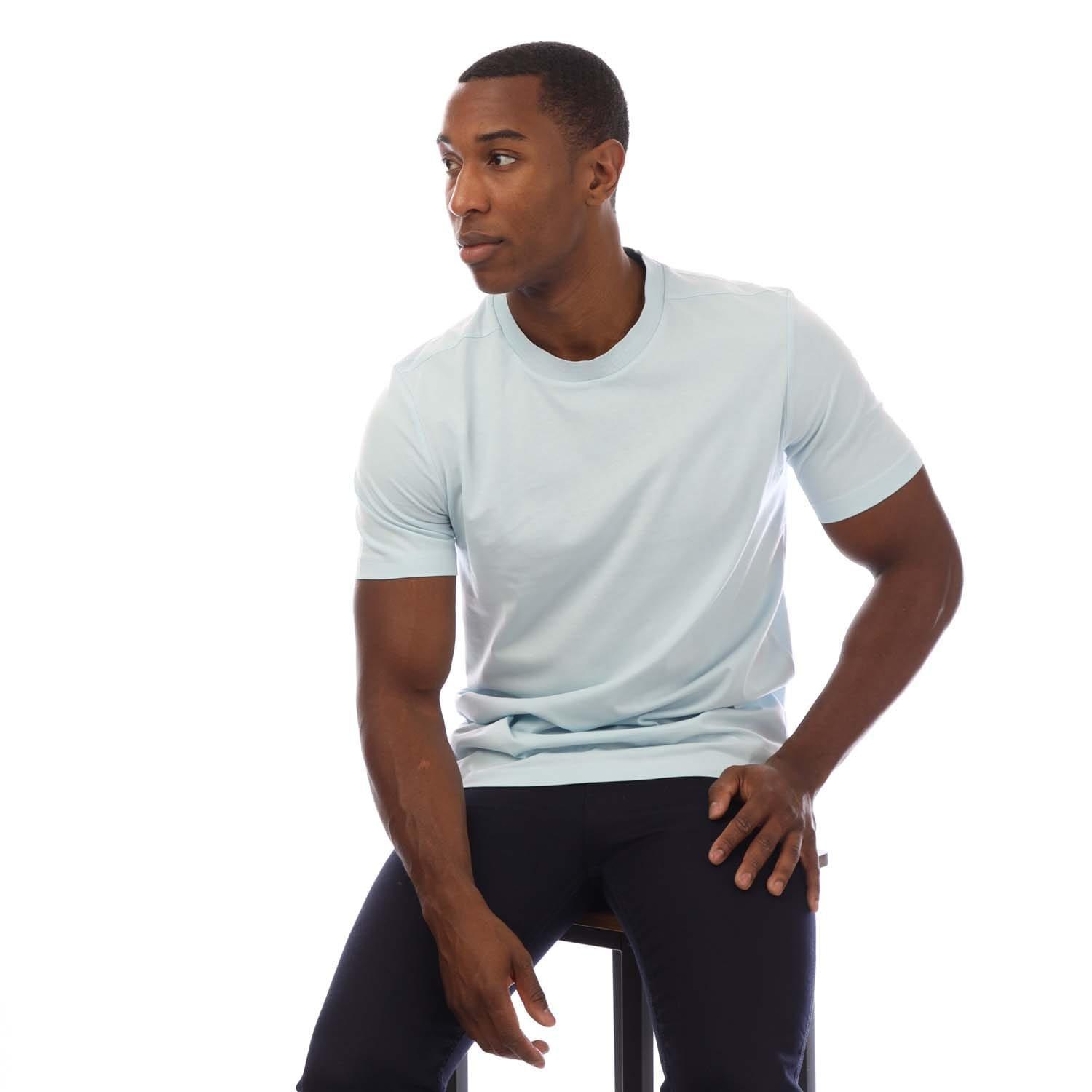 Blue - Boss - Logo Collar T-Shirt - 4