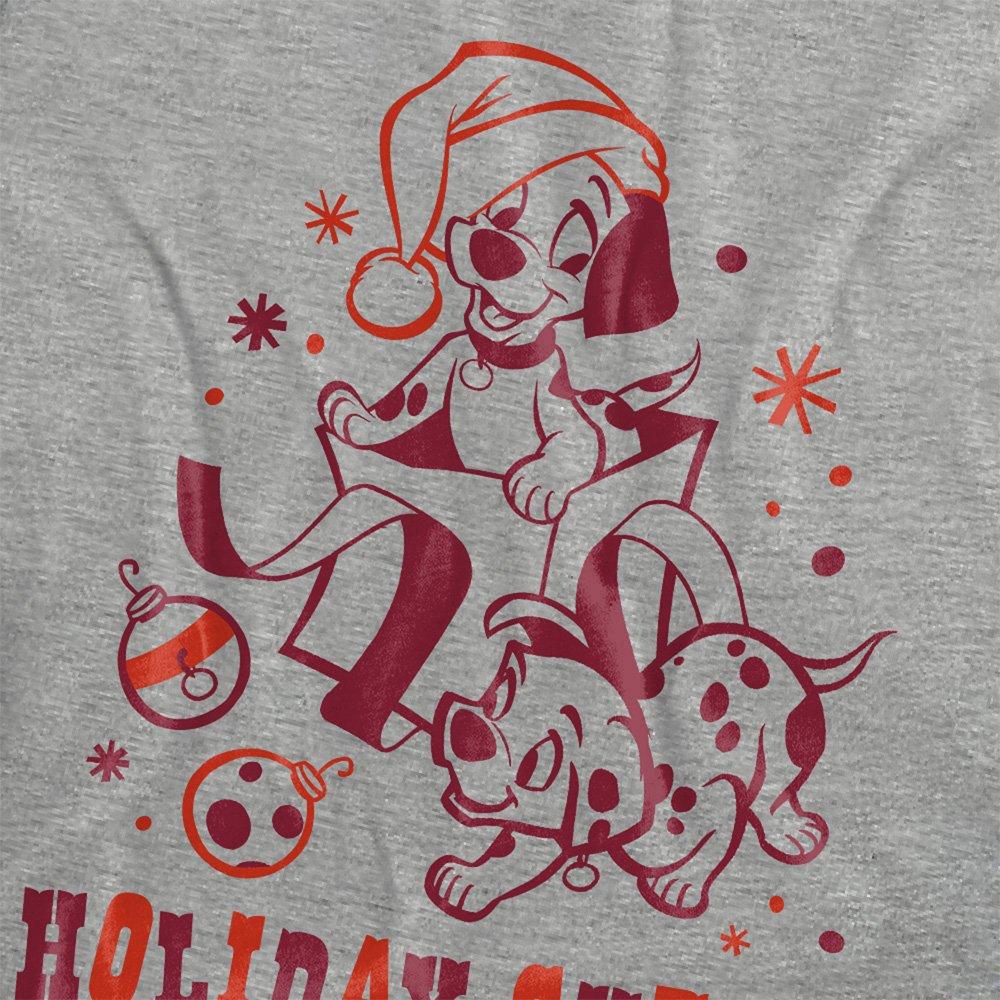 Light Grey - Disney - 101 Dalmatians Christmas Holiday Cheer Dogs Womens - 2