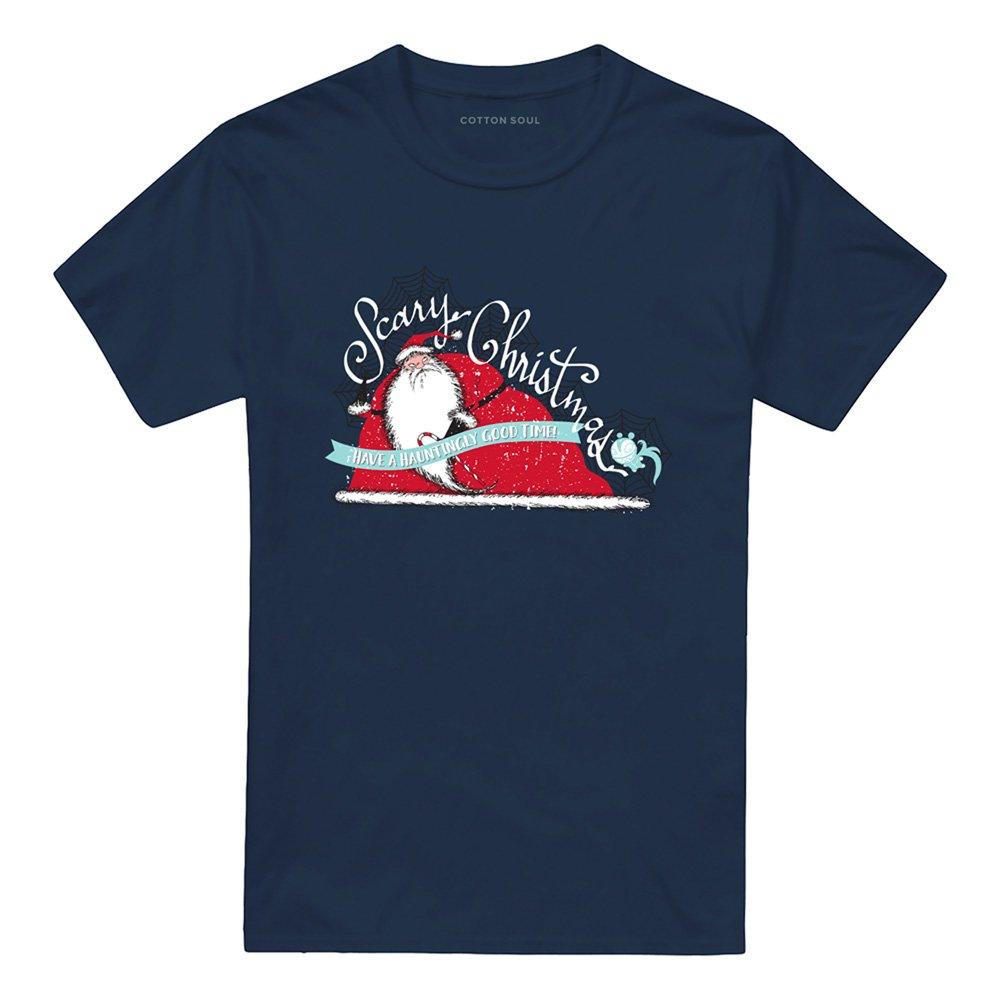 Navy - Disney - Nightmare Before Christmas Scary Christmas T-Shirt - 4