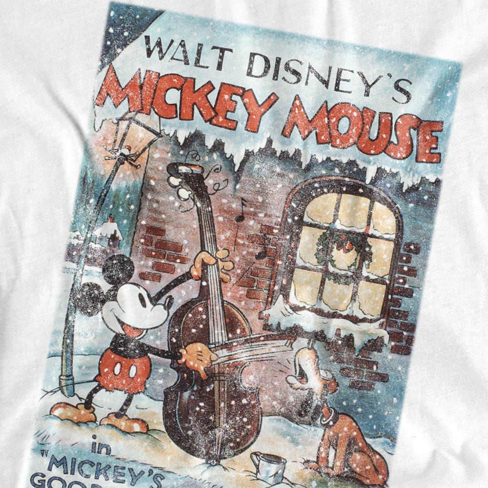 White - Disney - Mickey Mouse Vintage Poster Christmas Good Deed Wo - 2