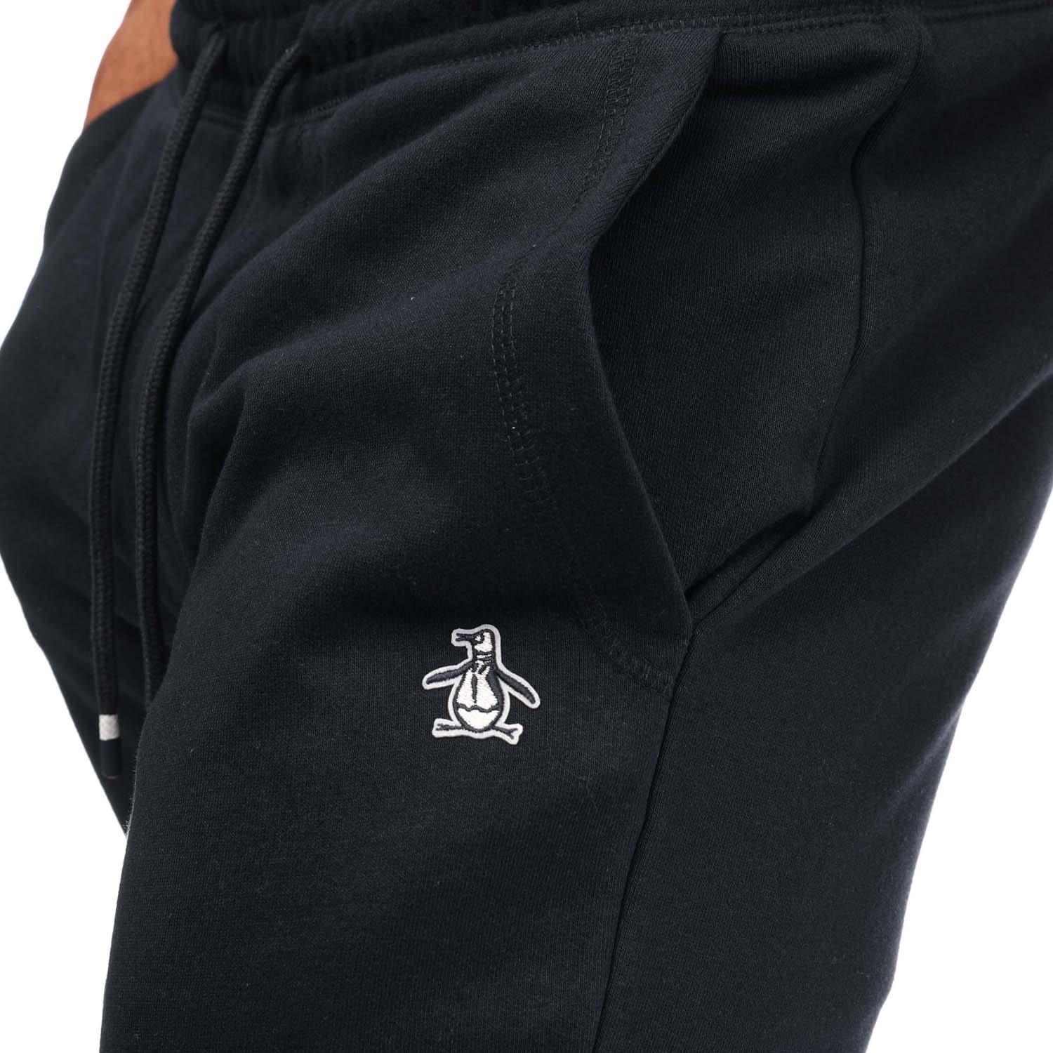 Navy - Original Penguin - Sticker Pete Fleece Jogging Pants - 3