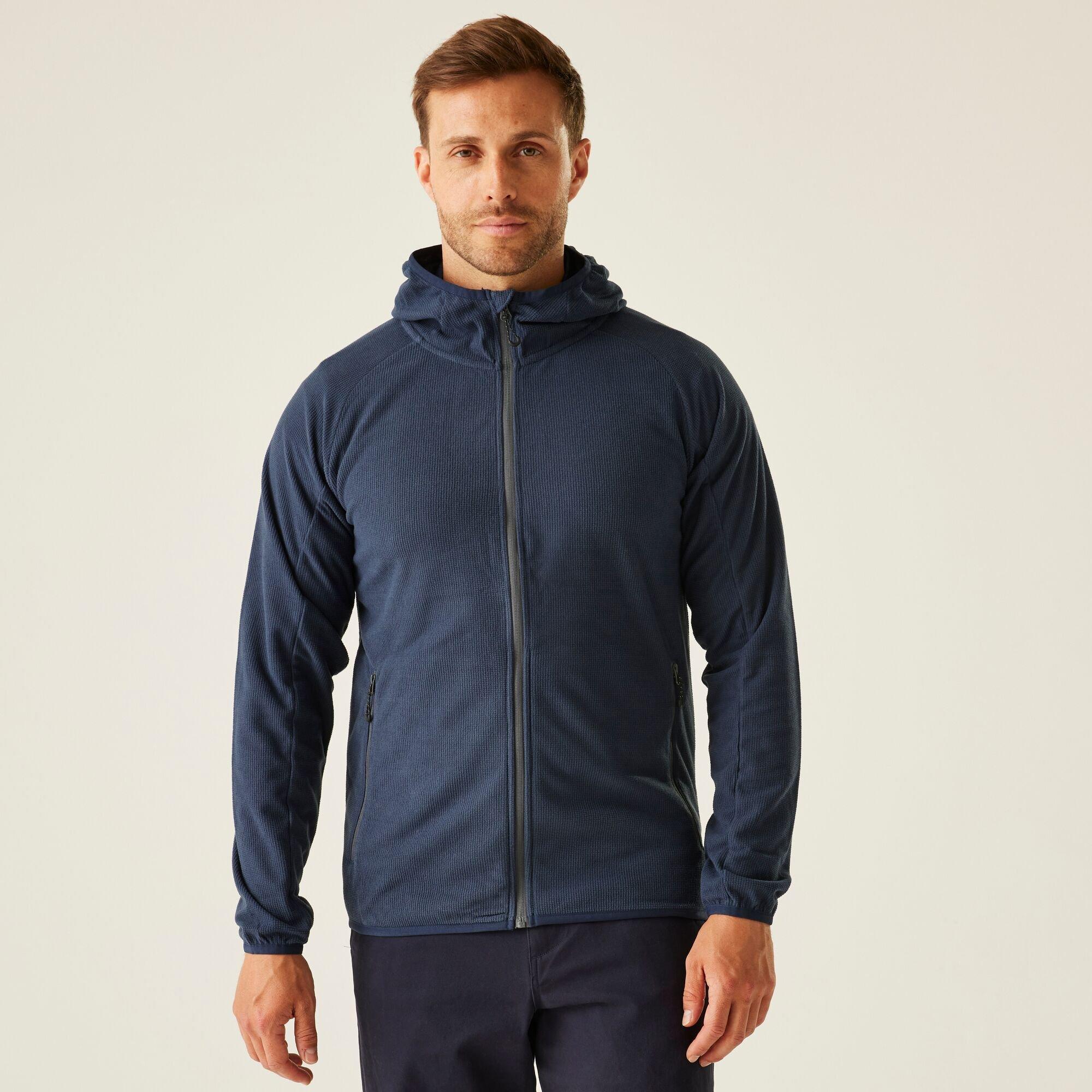 Regatta Men's Navigate Full-Zip Fleece - Navy Seal Grey - S