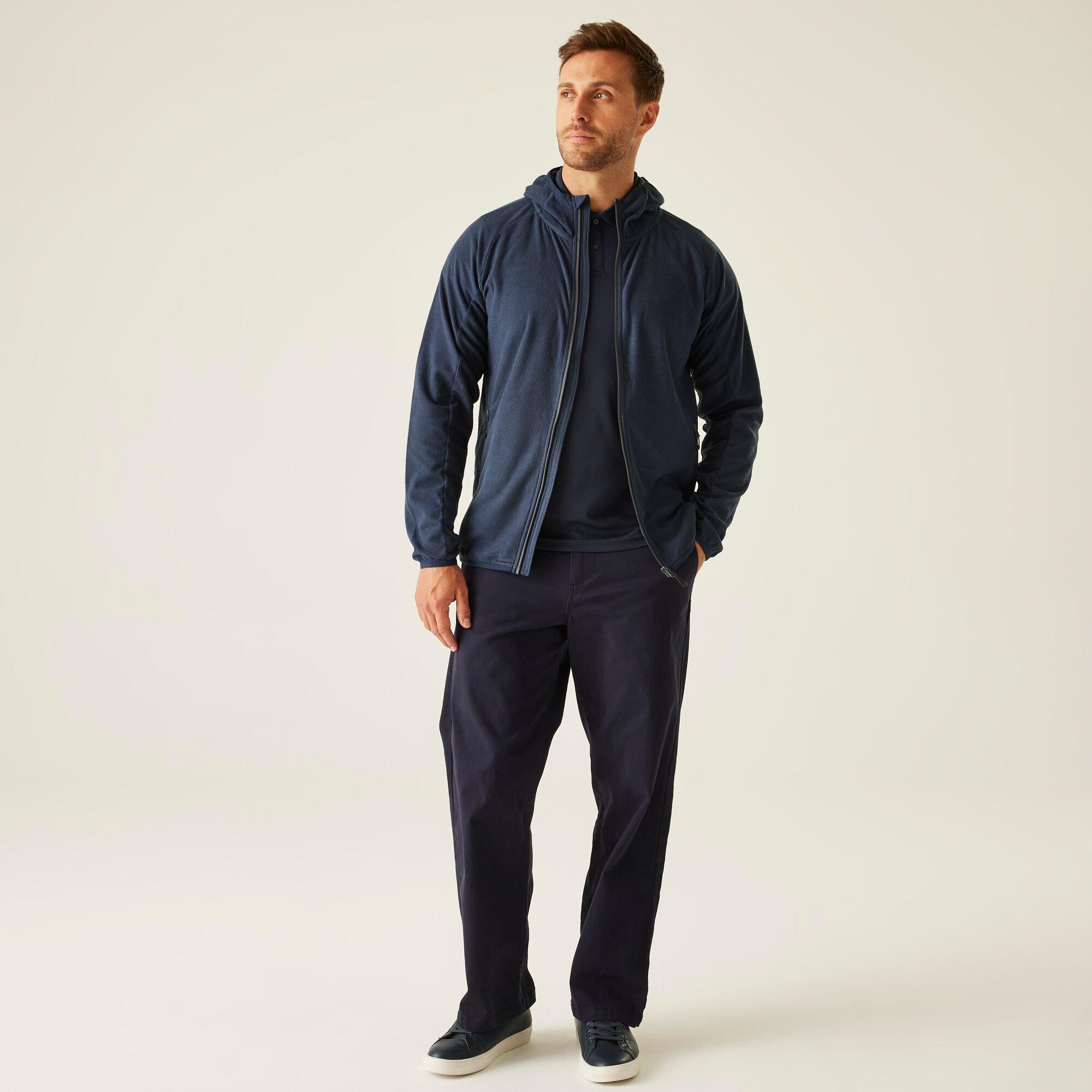 Navy Seal Grey - Regatta - Mens Navigate Full-Zip Fleece - 3