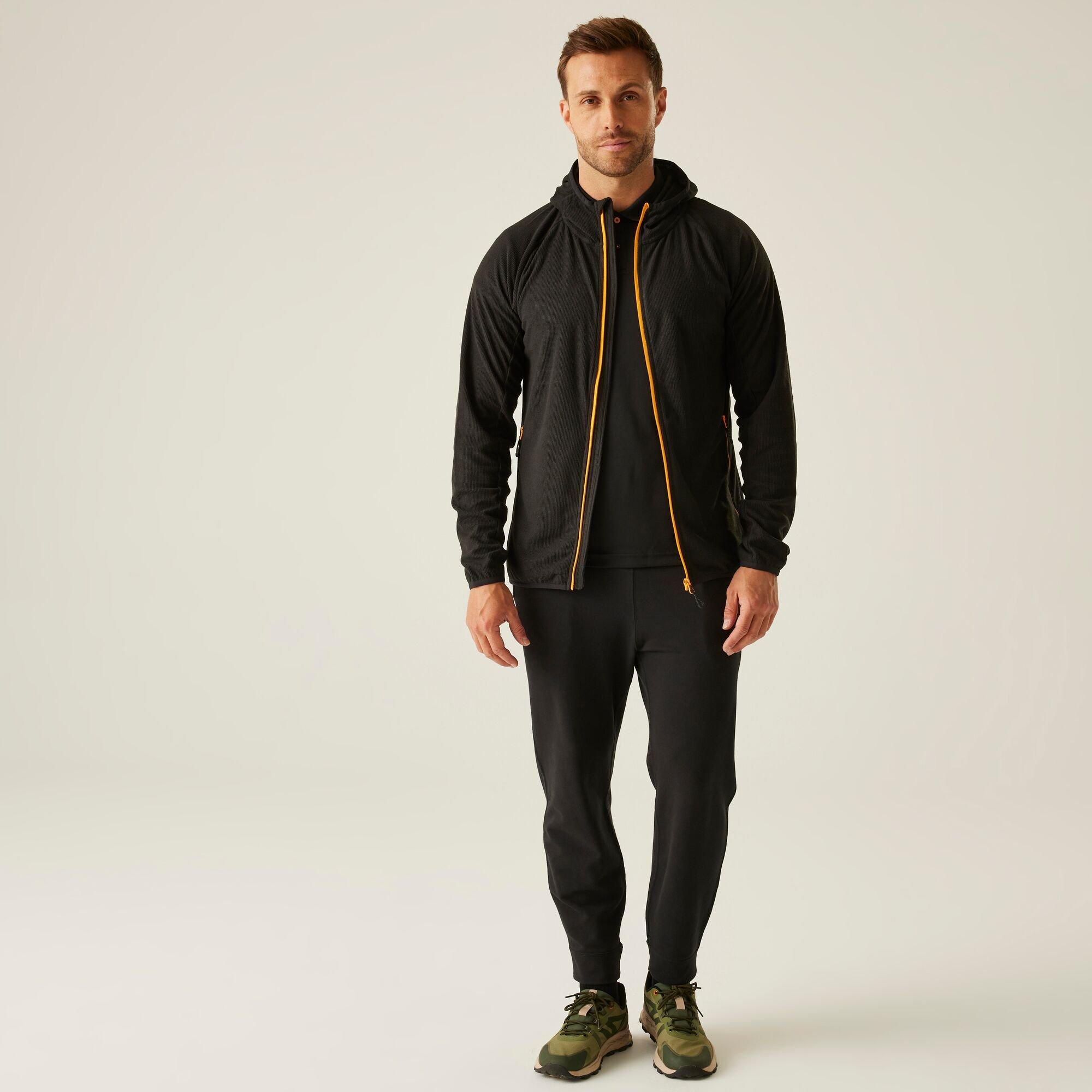 Black Orange Po - Regatta - Mens Navigate Full-Zip Fleece - 3