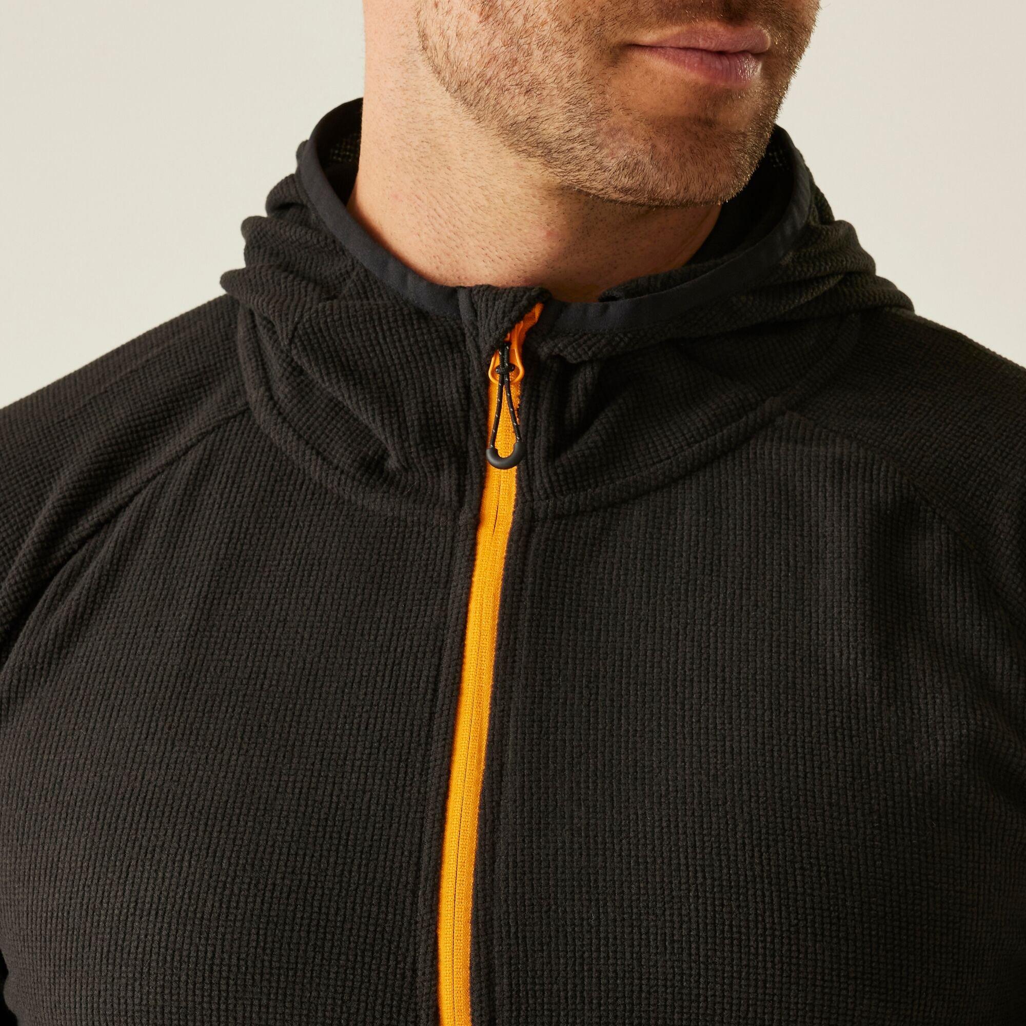 Black Orange Po - Regatta - Mens Navigate Full-Zip Fleece - 4