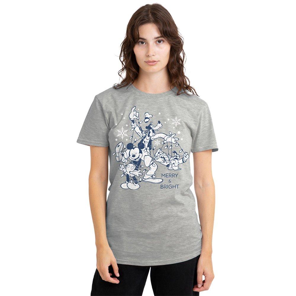 Light Grey - Disney - Mickey Mouse Vintage Merry Bright And Tied Up In - 1