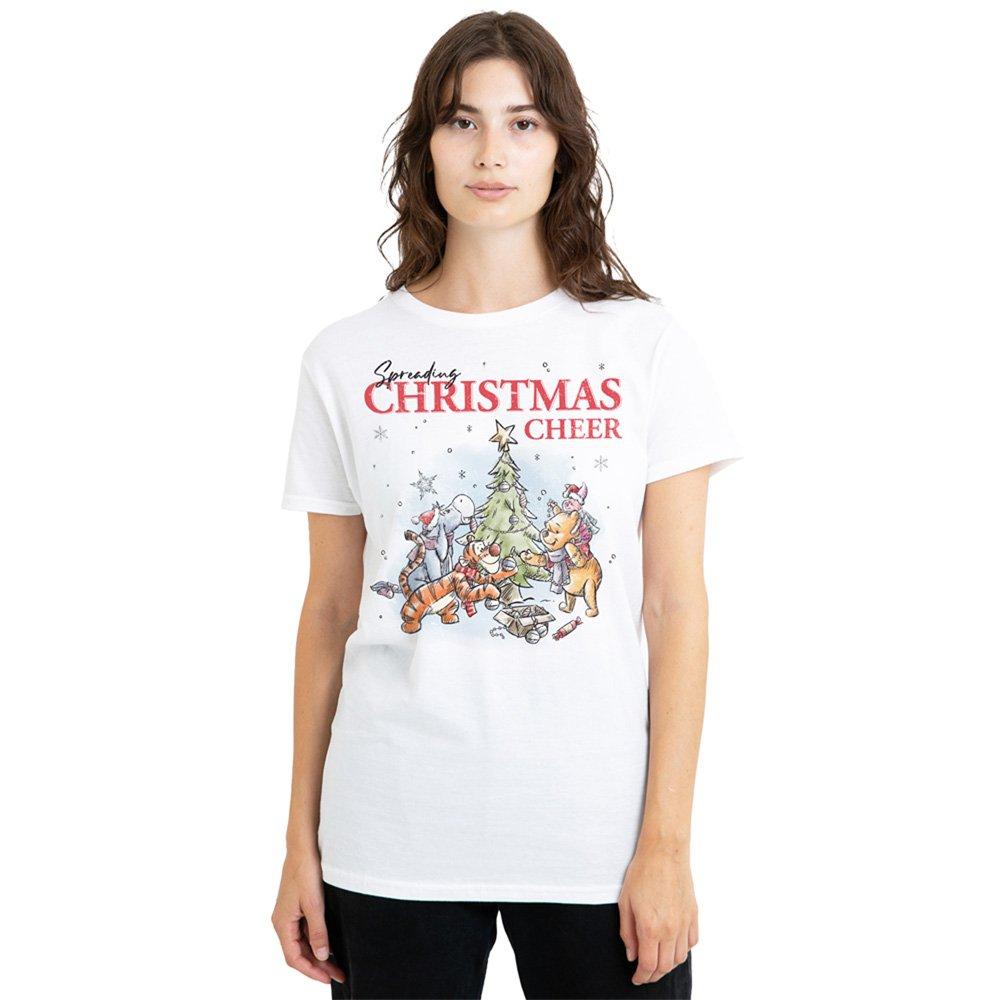 White - Winnie The Pooh - Winnie The Pooh Merry Everything Sketch Womens T-S - 1