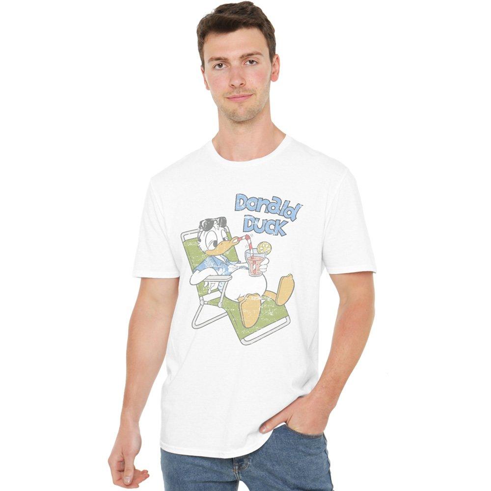 Disney  Mickey & Friends Donald Duck Chilling - White - SMALL