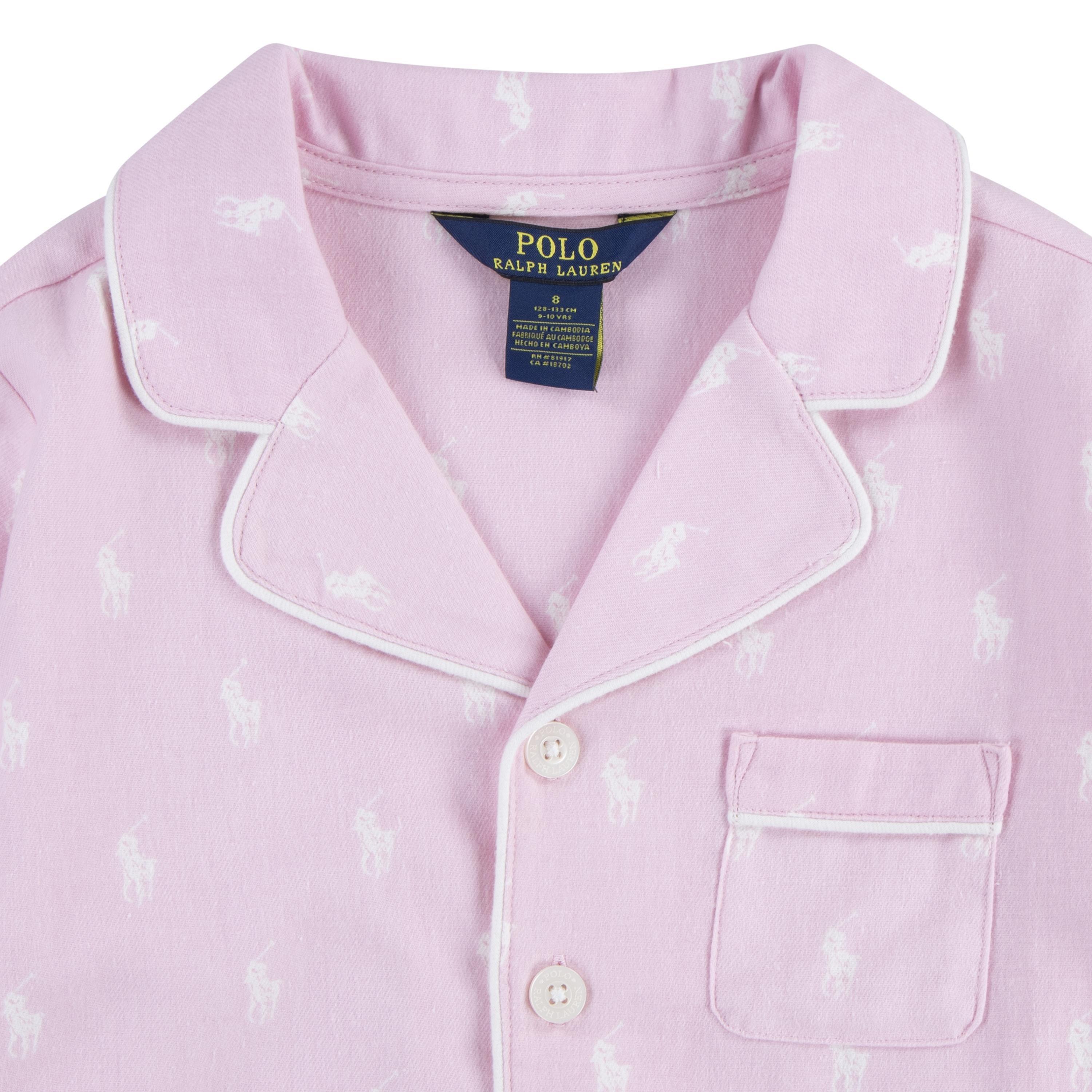 Hint Of Pink - Polo Ralph Lauren - Kids' Long-Sleeve Pyjama Set - 3