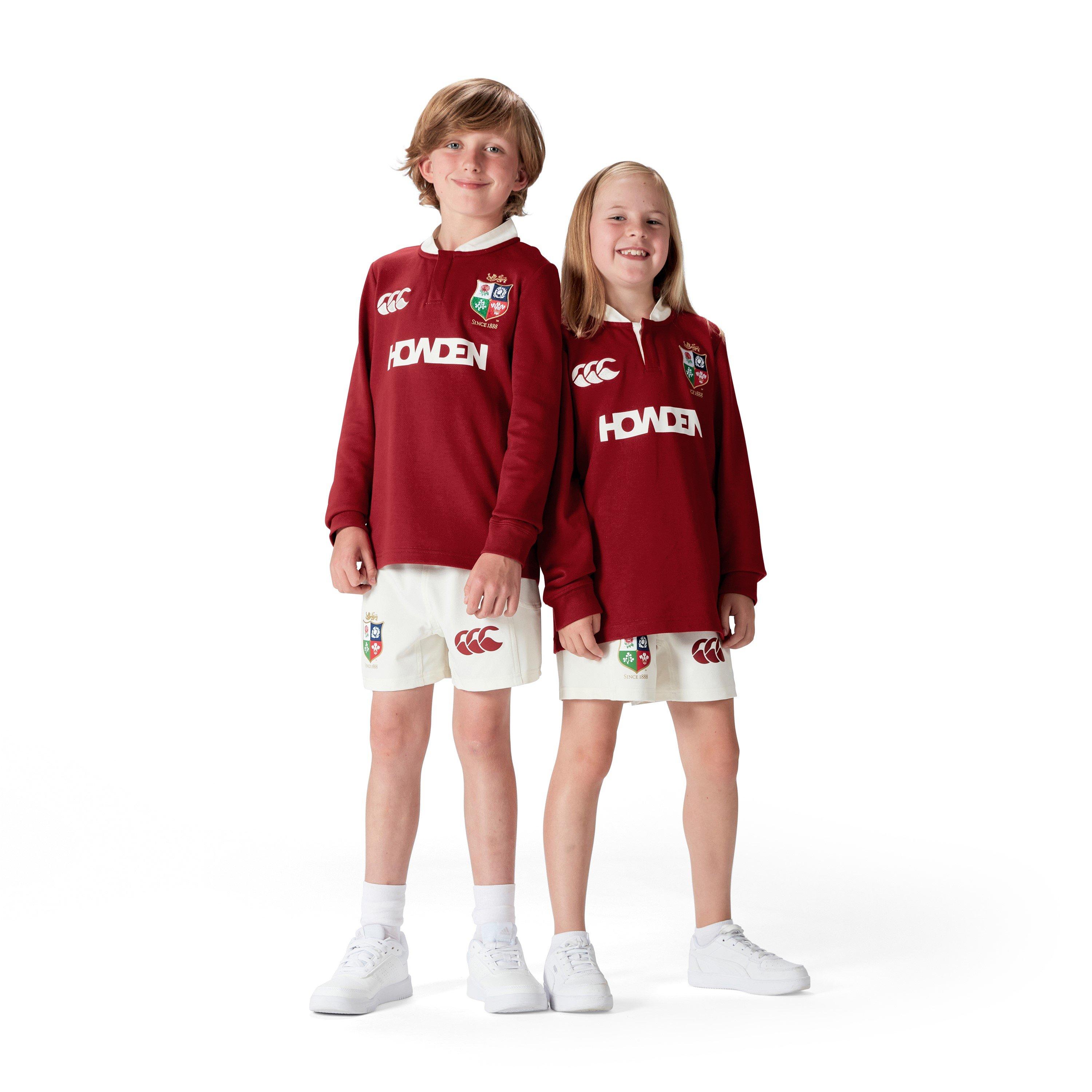 Rød Dahlia - Canterbury - British and Irish Lions 2025 Long Sleeve Classic Shirt Juniors - 2