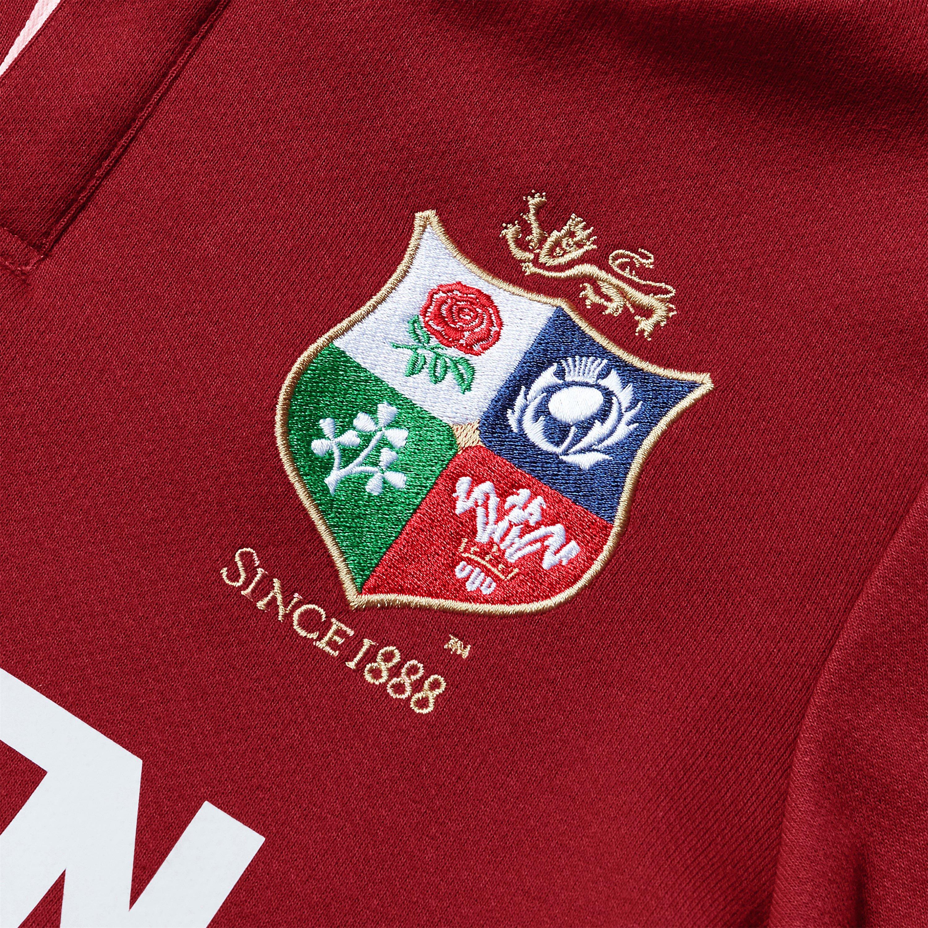 Rød Dahlia - Canterbury - British and Irish Lions 2025 Long Sleeve Classic Shirt Juniors - 10