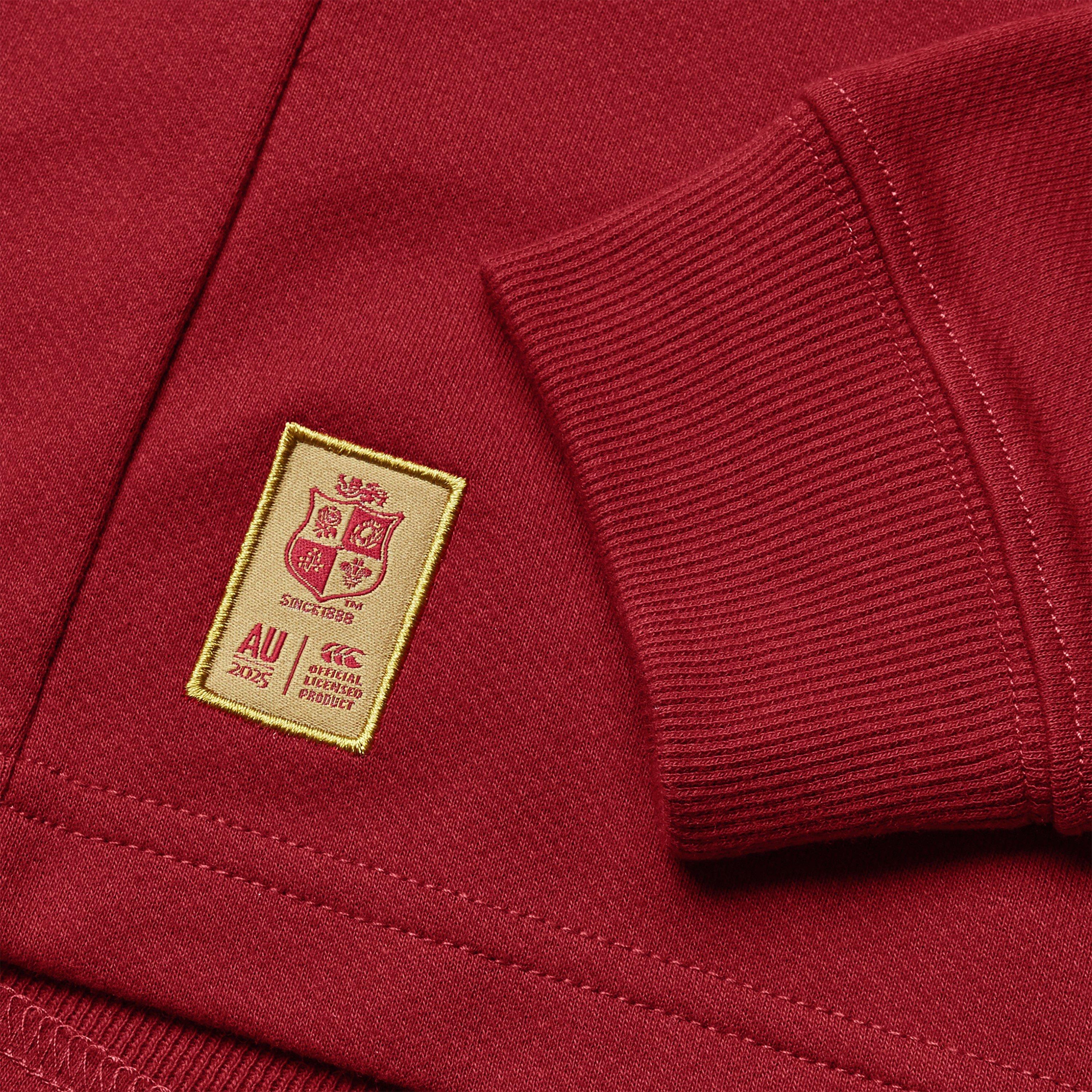 Rød Dahlia - Canterbury - British and Irish Lions 2025 Long Sleeve Classic Shirt Juniors - 11